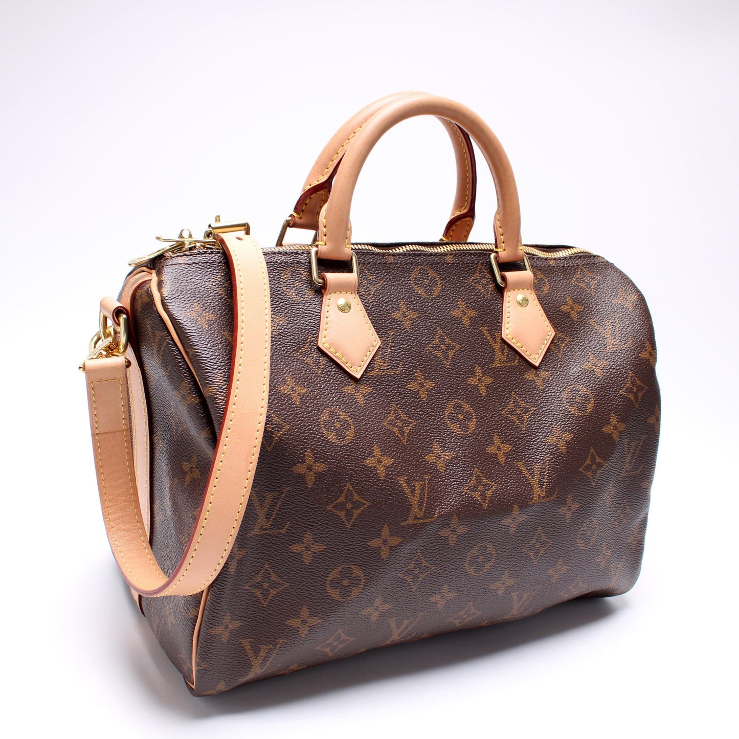 Louis Vuitton Speedy 30 Bandouliere Monogram Handbag Monogram 29