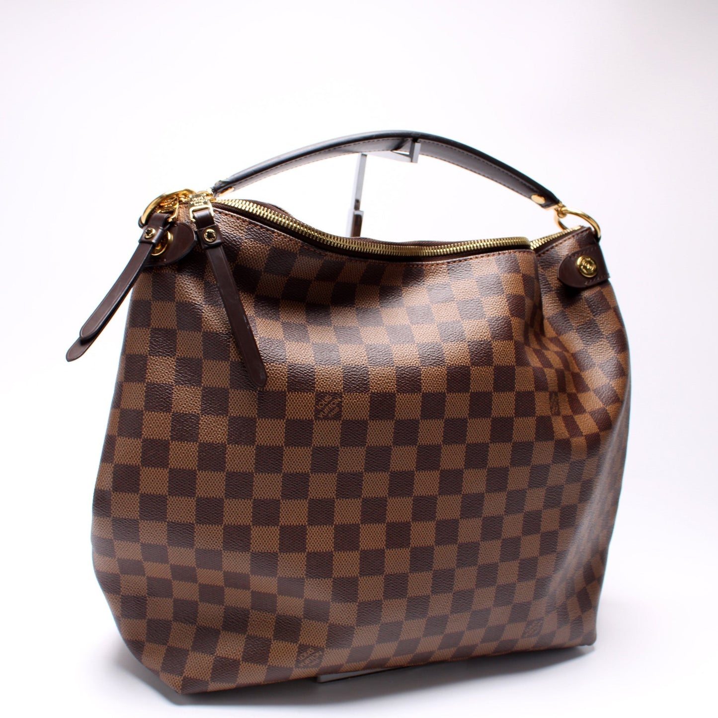 Louis Vuitton Duomo Hobo Ebene Damier Shoulder Bag Ebene 2
