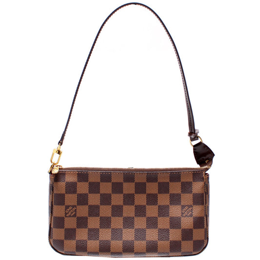 Louis Vuitton Pochette Acessories NM Ebene Damier Clutch Bag