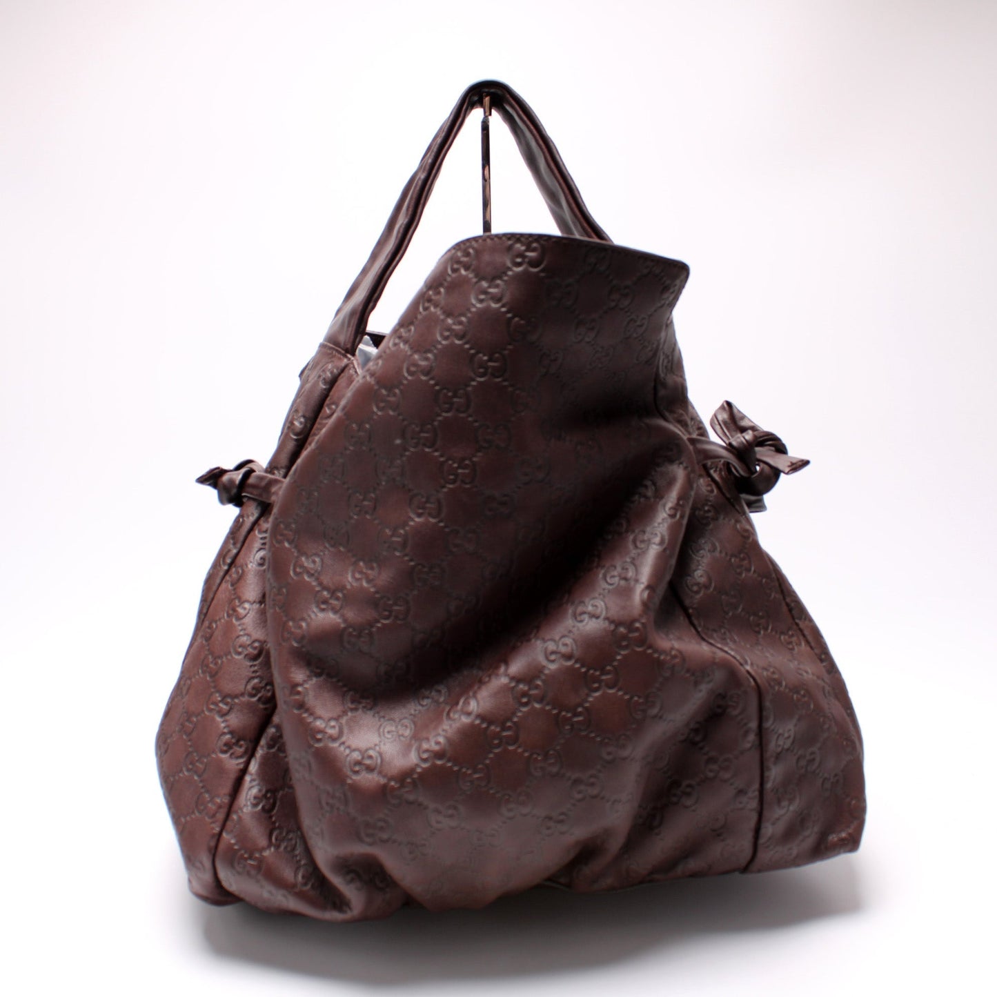 Gucci GG Hysterior Leather Medium Shoulder Bag