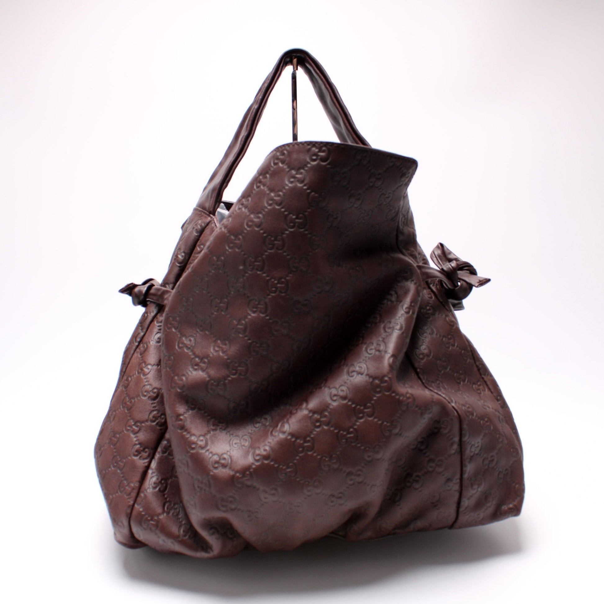 Gucci GG Hysterior Leather Medium Shoulder Bag