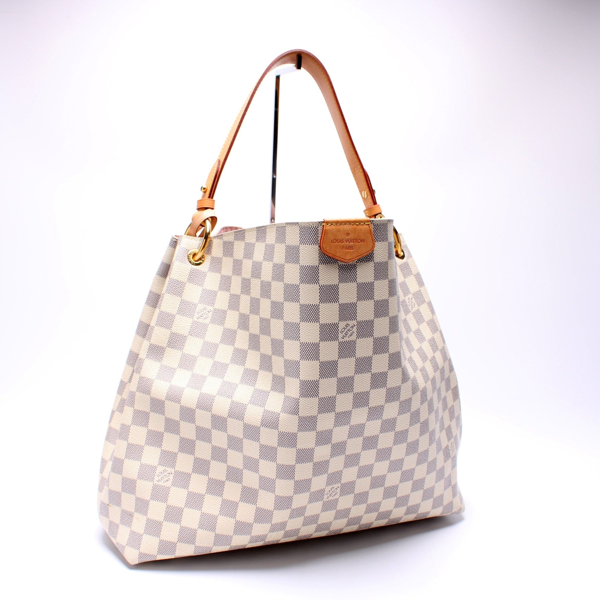 Louis Vuitton Graceful MM Azur Damier Handbag Azur 1