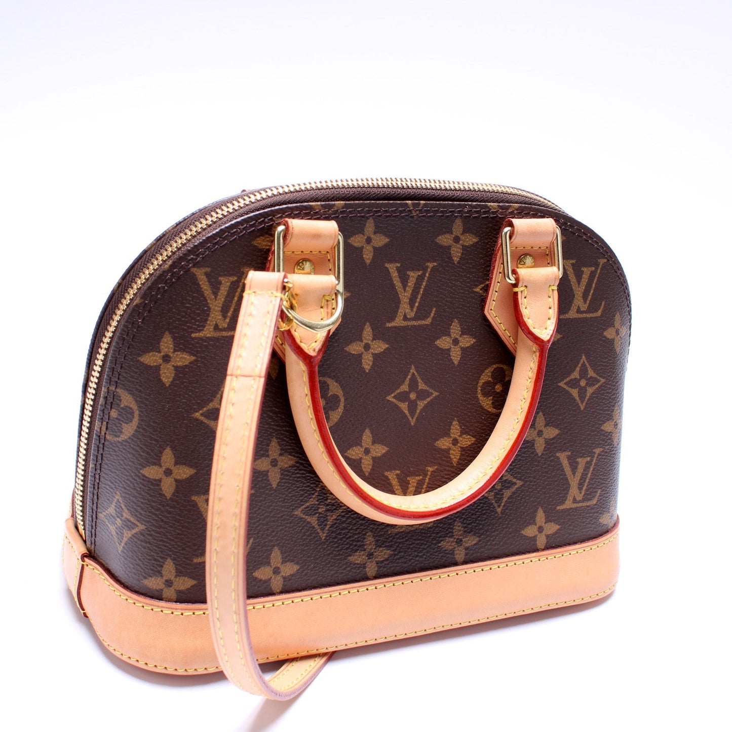 Louis Vuitton Alma BB Monogram Handbag Monogram 13