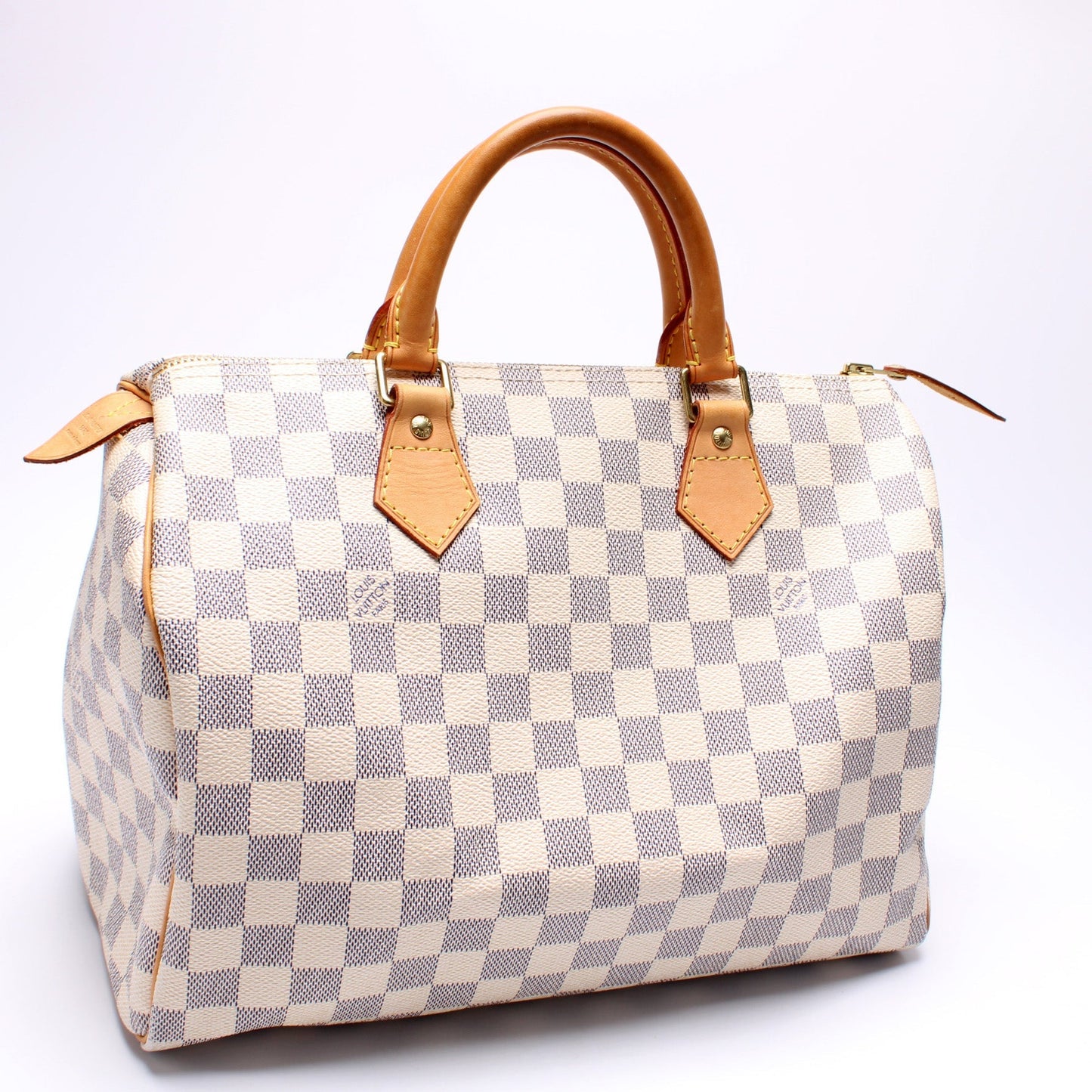 Louis Vuitton Speedy 30 Azur Damier Handbag Azur 11