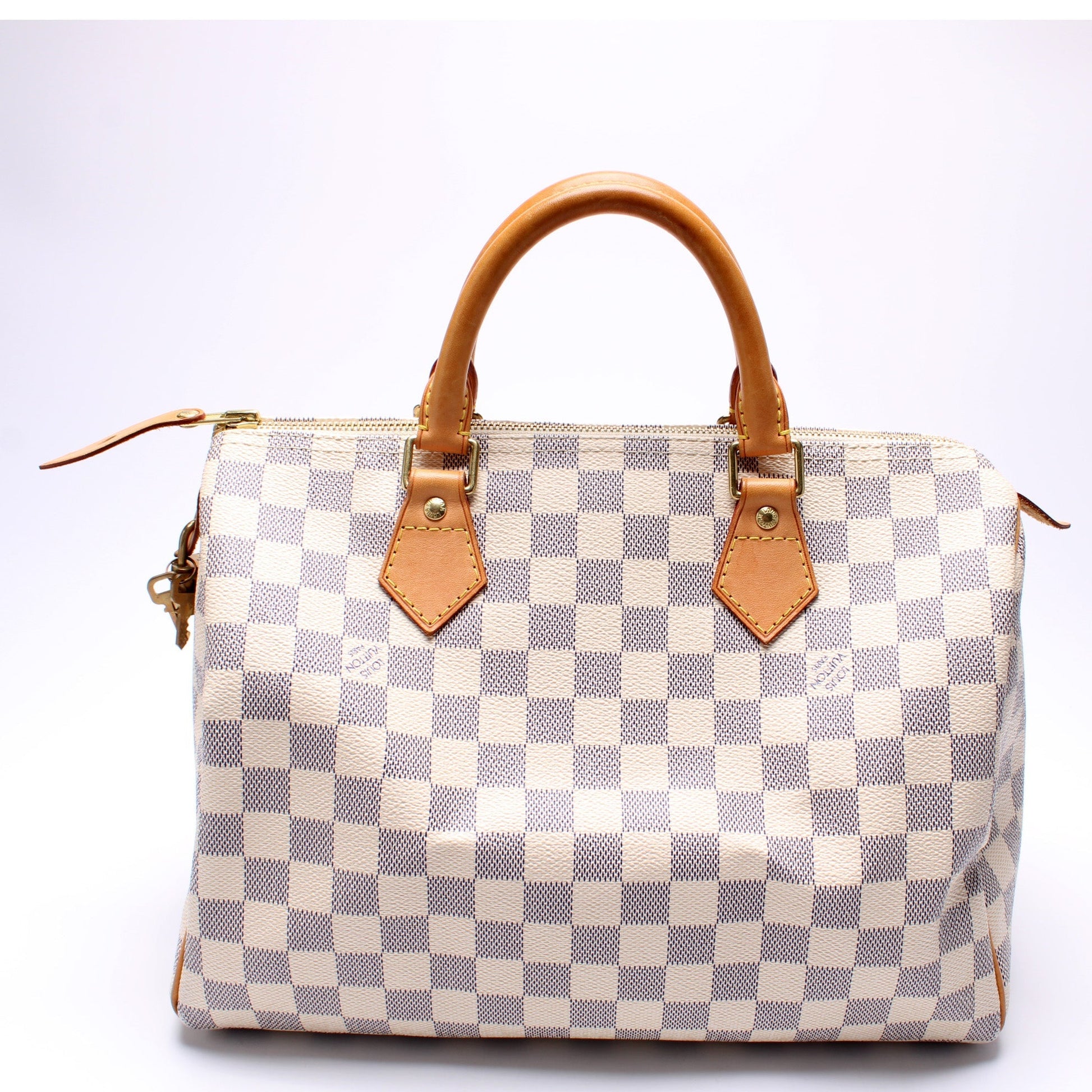 Louis Vuitton Speedy 30 Azur Damier Handbag Azur 11