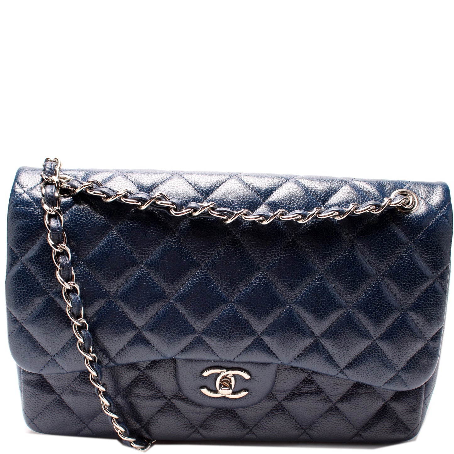 Chanel Classic Flap Jumbo Caviar 15M Handbag 15M 3