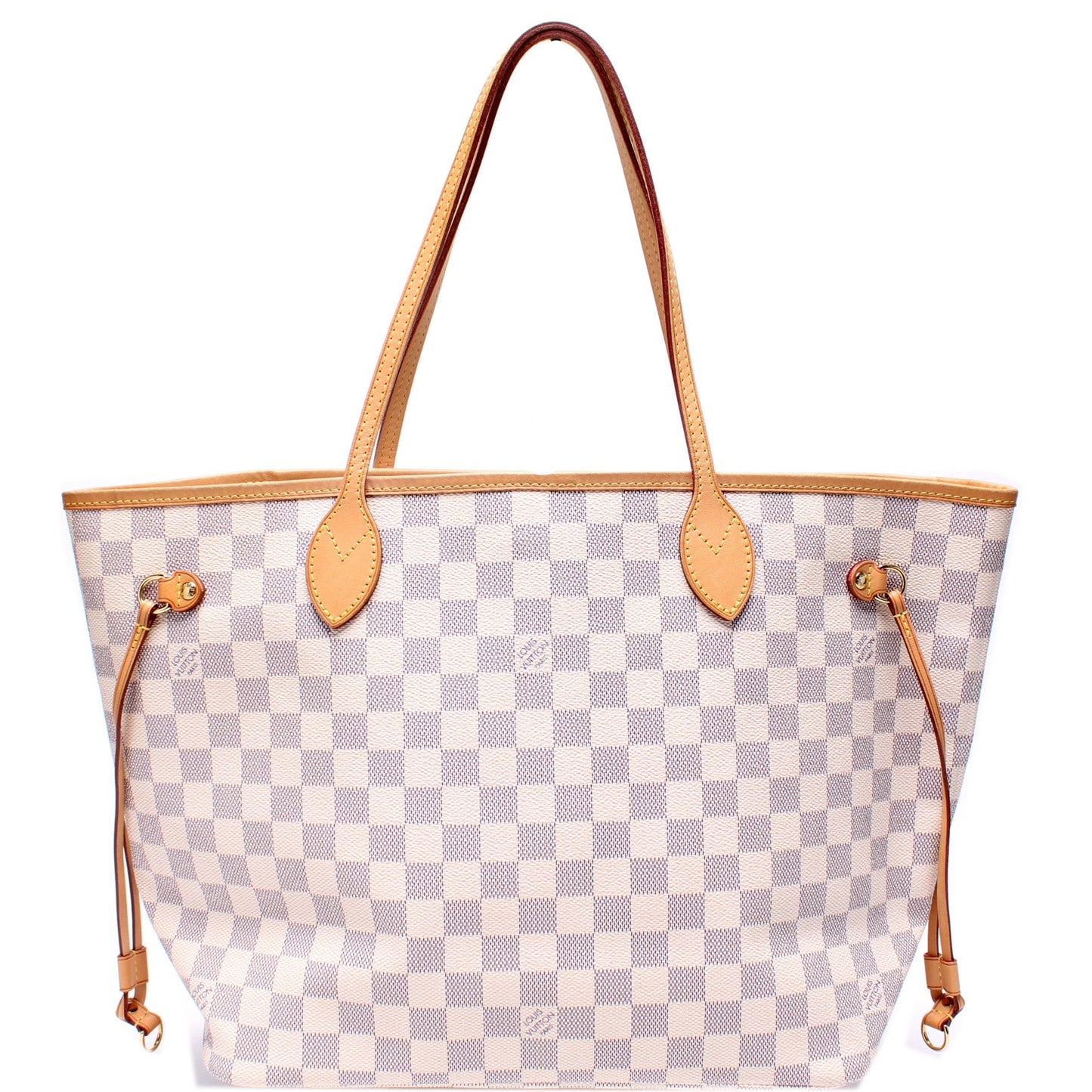 Louis Vuitton Neverfull MM Azur Damier Tote Bag Azur 3