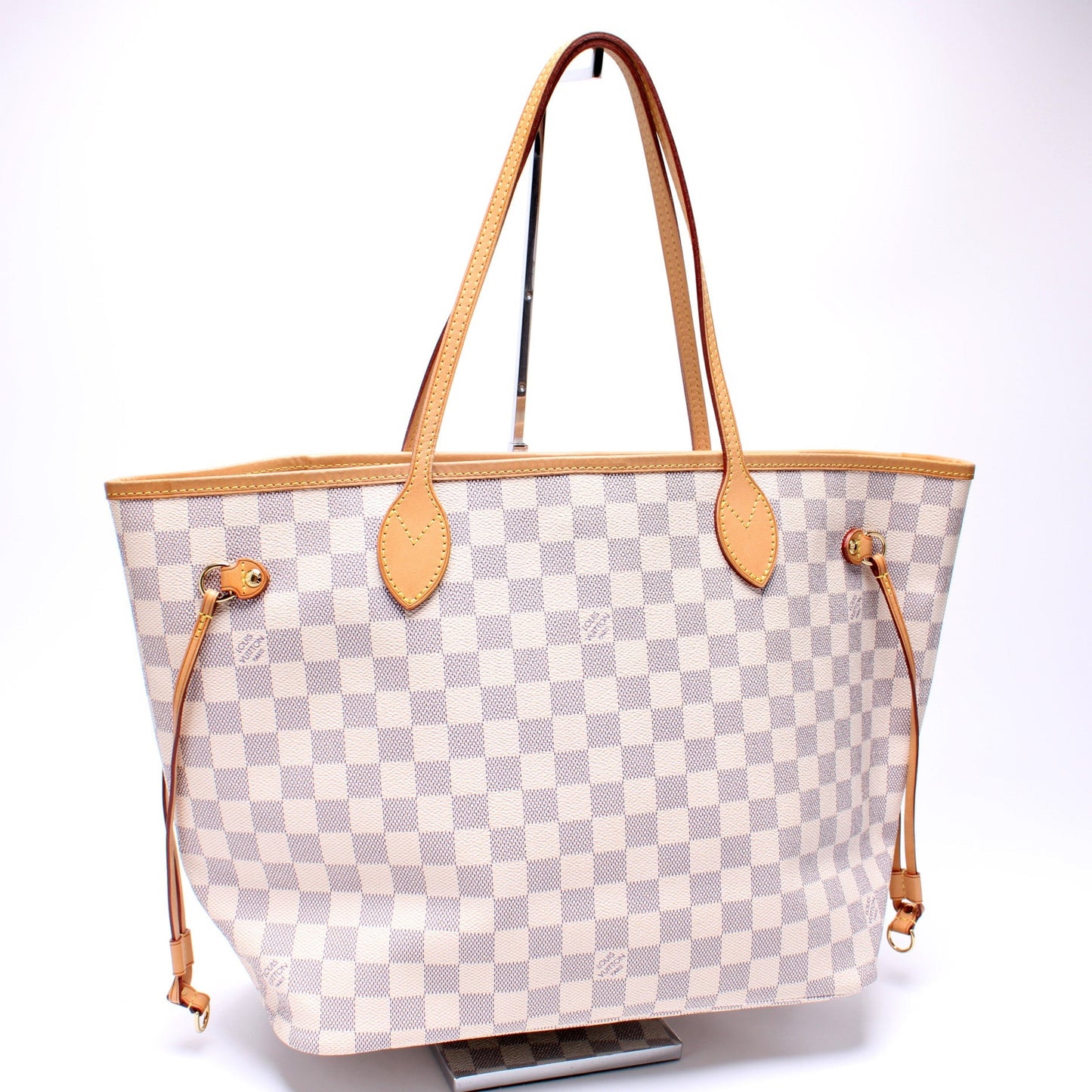 Louis Vuitton Neverfull MM Azur Damier Tote Bag Azur 3