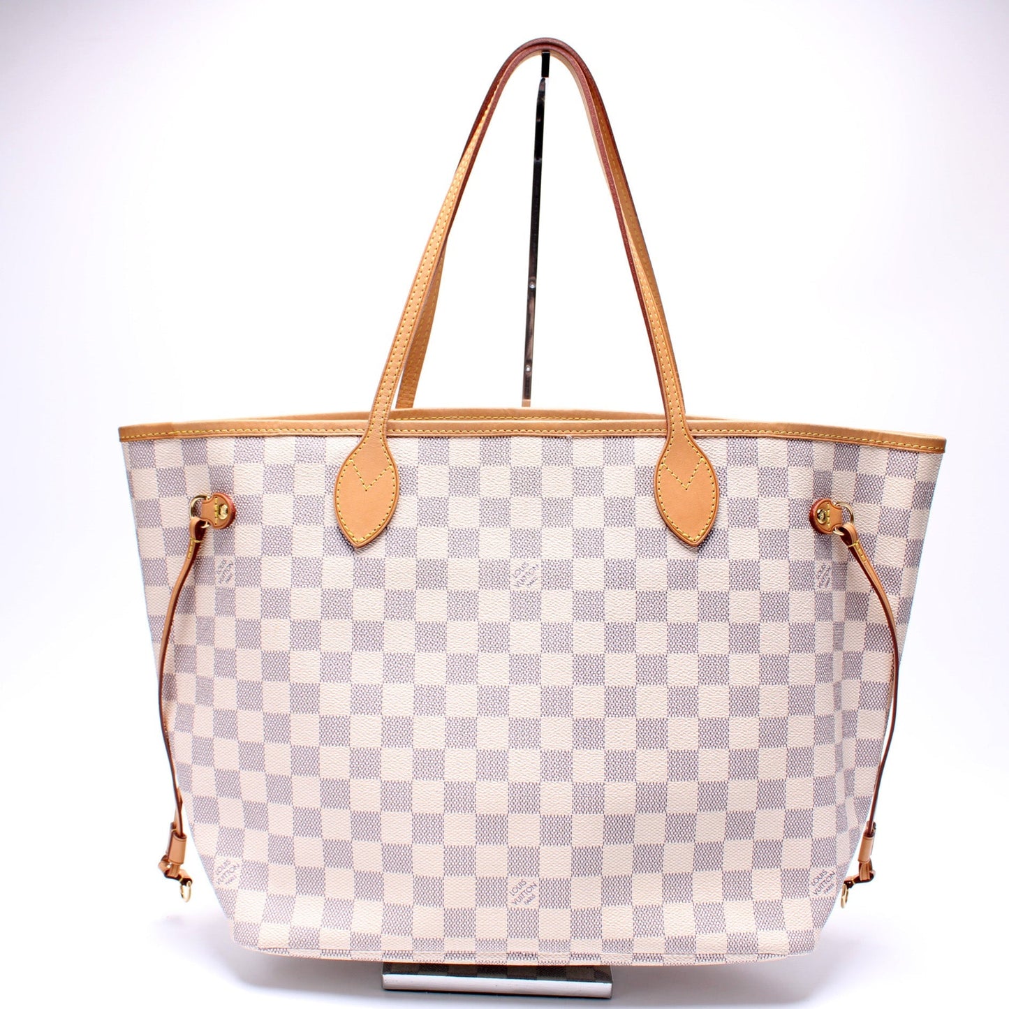 Louis Vuitton Neverfull MM Azur Damier Tote Bag Azur 3