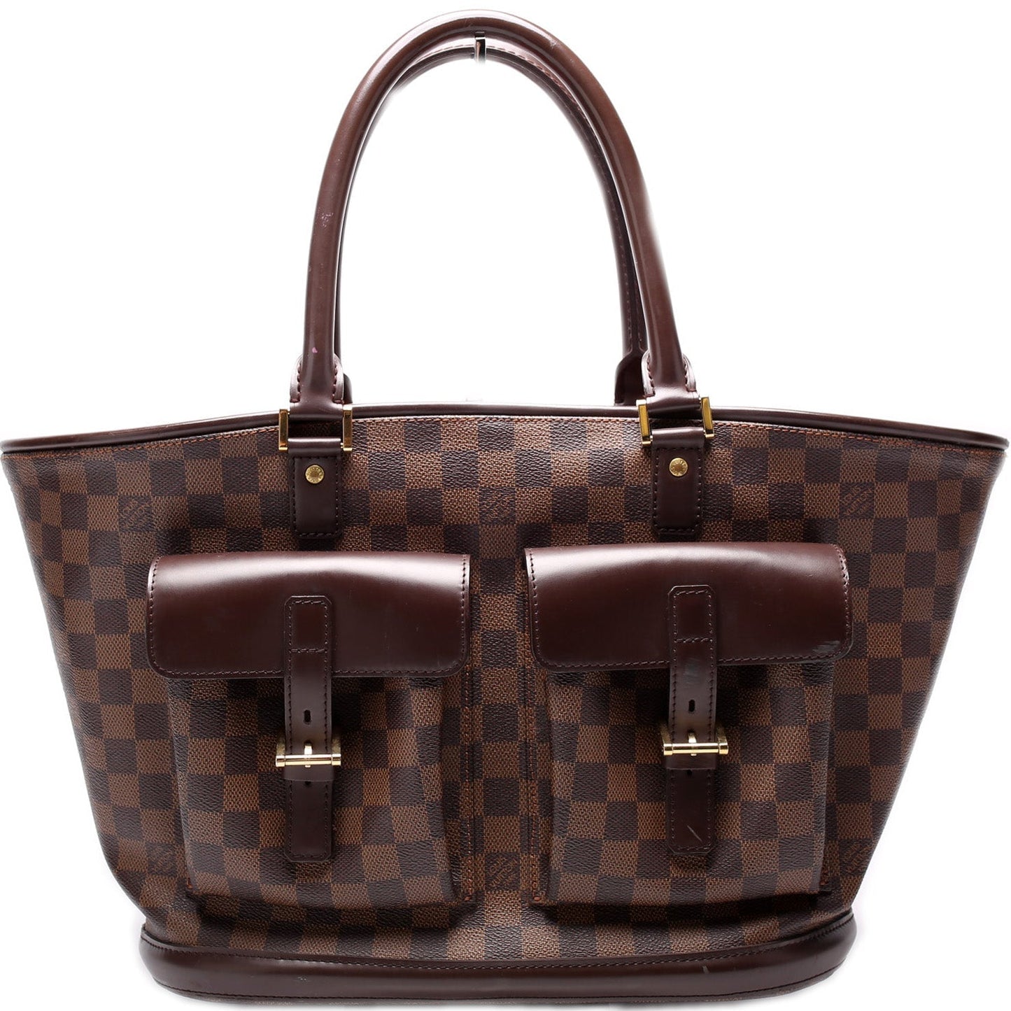 Louis Vuitton Manosque GM Ebene Damier Handbag Damier Ebene