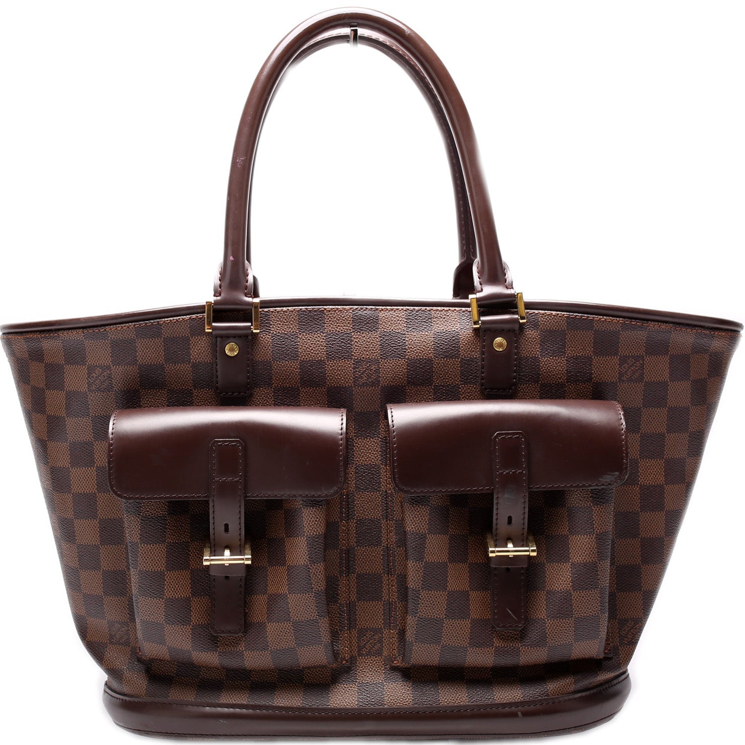 Louis Vuitton Manosque GM Ebene Damier Handbag Damier Ebene