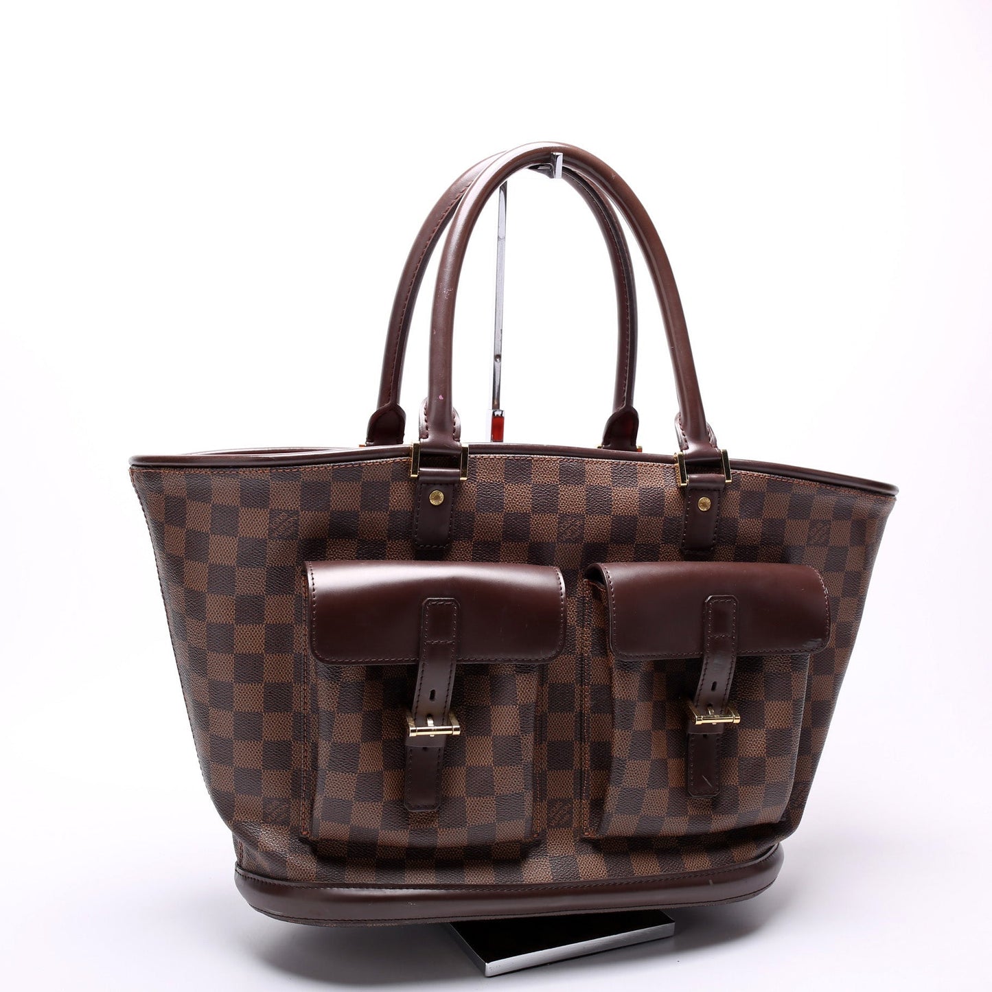Louis Vuitton Manosque GM Ebene Damier Handbag Damier Ebene