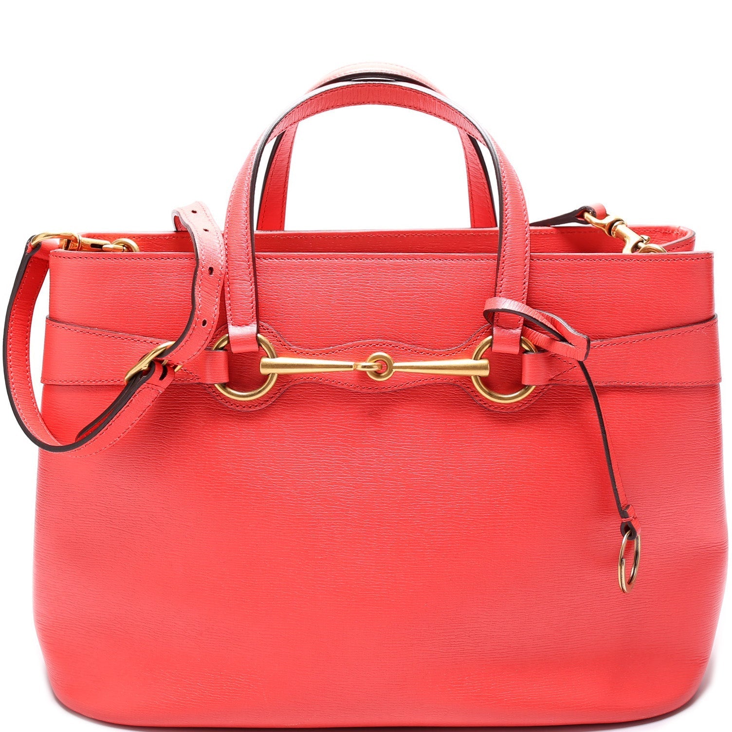Gucci Horsebit Saffiano Tote Bag