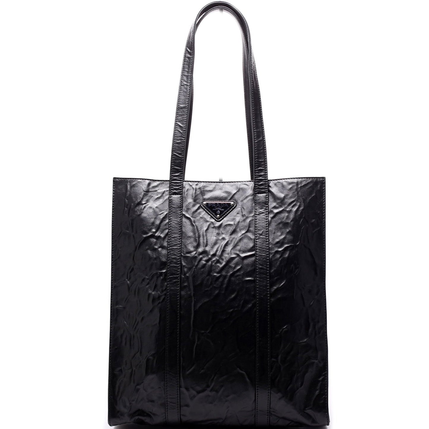 Prada Antique Tote Bag Leather