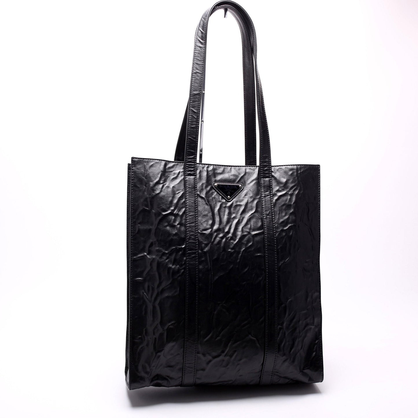 Prada Antique Tote Bag Leather