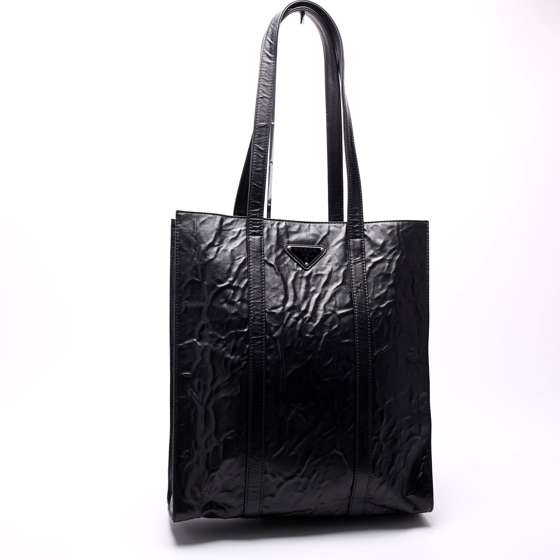 Prada Antique Tote Bag Leather