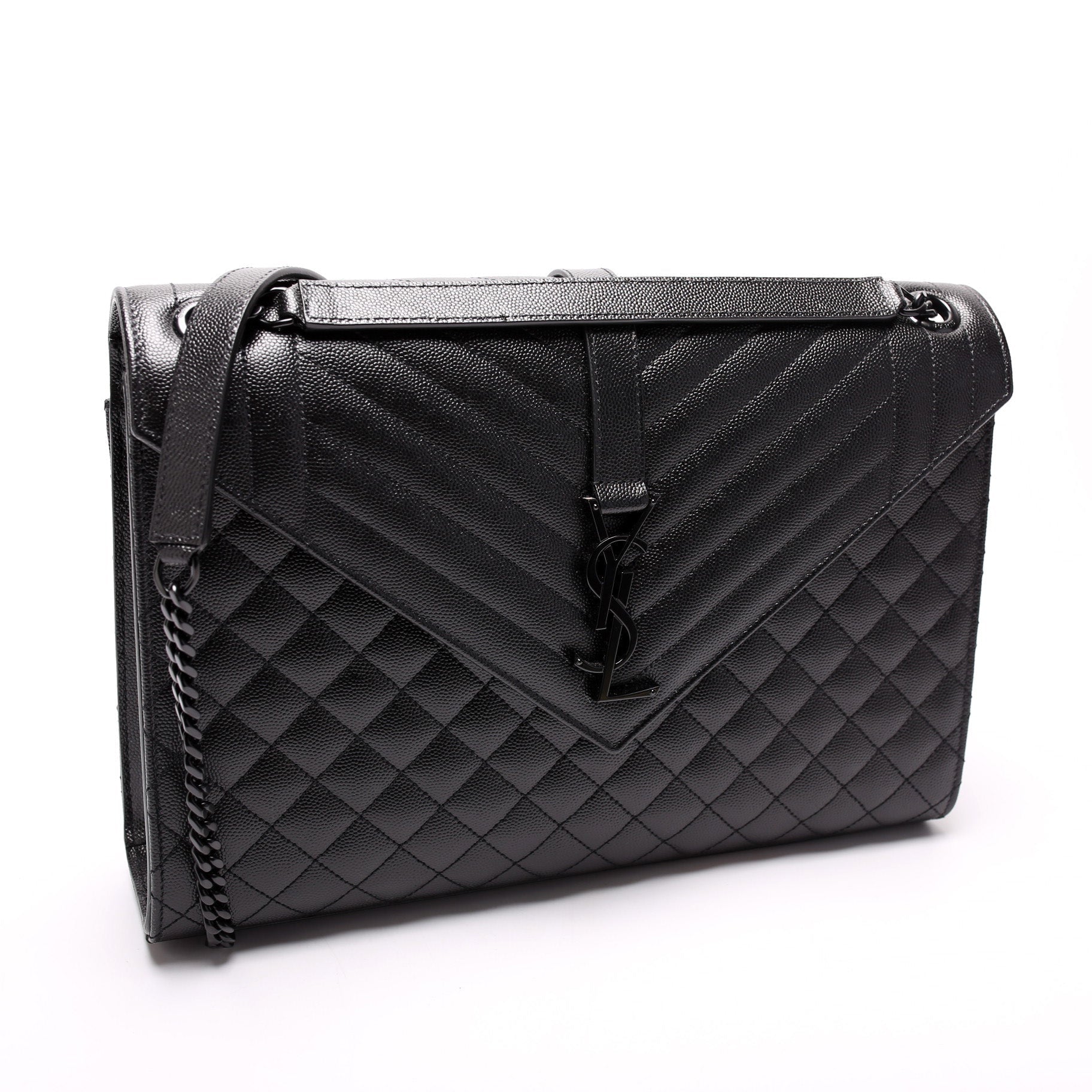 YSL Saint Laurent Envelope Triquilt Bag Large Travel Bag Large Triquilt 342024