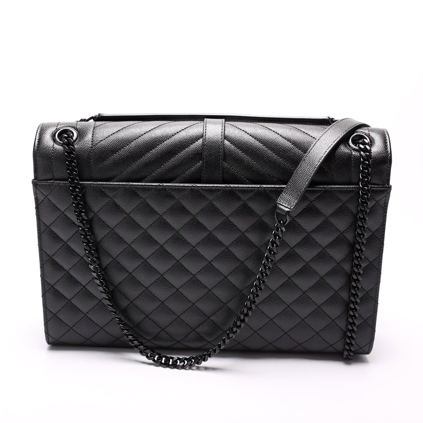 YSL Saint Laurent Envelope Triquilt Bag Large Travel Bag Large Triquilt 342024