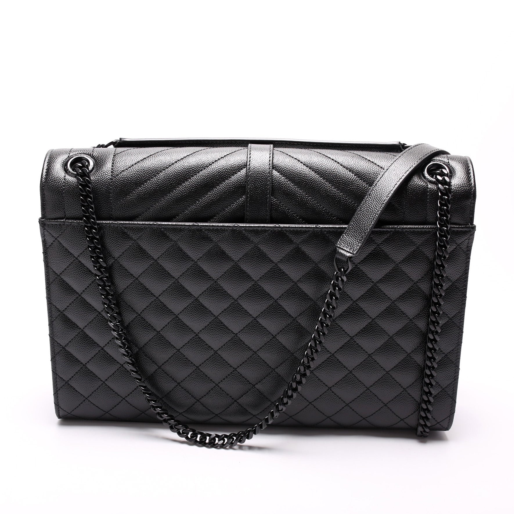 YSL Saint Laurent Envelope Triquilt Bag Large Travel Bag Large Triquilt 342024