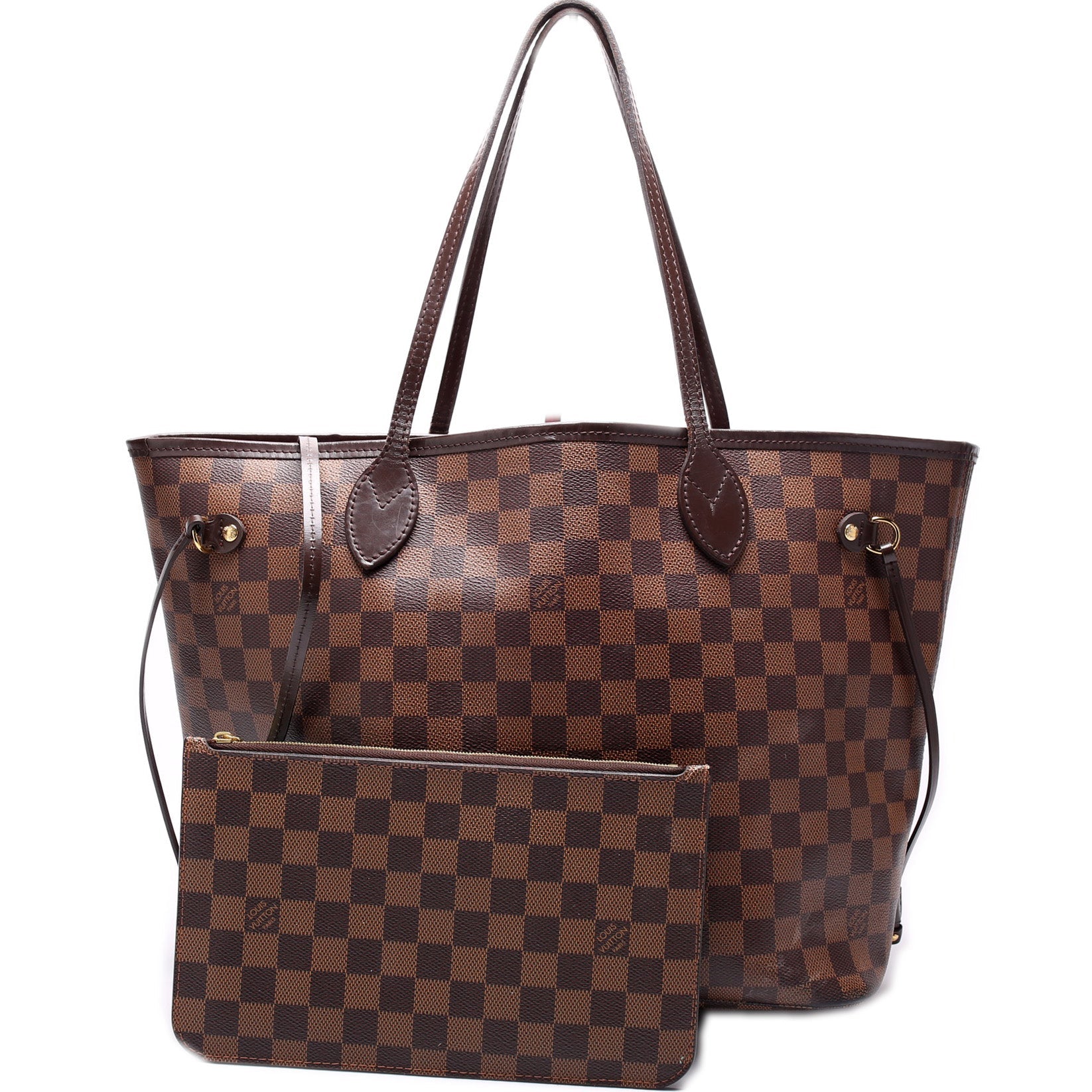Louis Vuitton Neverfull w MM Ebene Damier Wallet Case Ebene 1