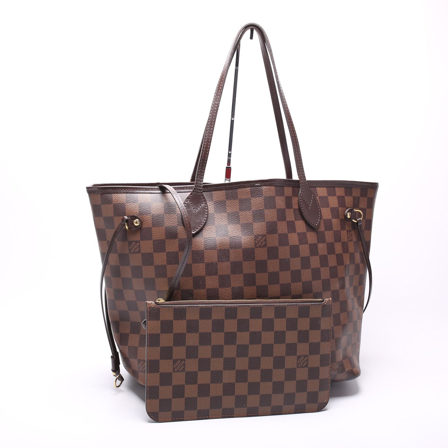 Louis Vuitton Neverfull w MM Ebene Damier Wallet Case Ebene 1