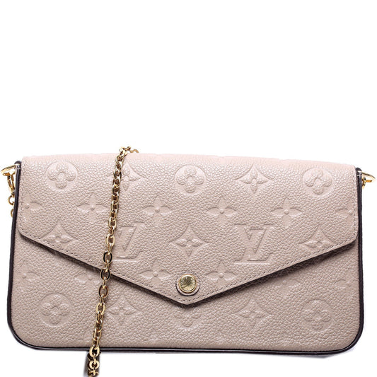 Louis Vuitton Pochette Felicie Empreinte Clutch Bag Empreinte 45