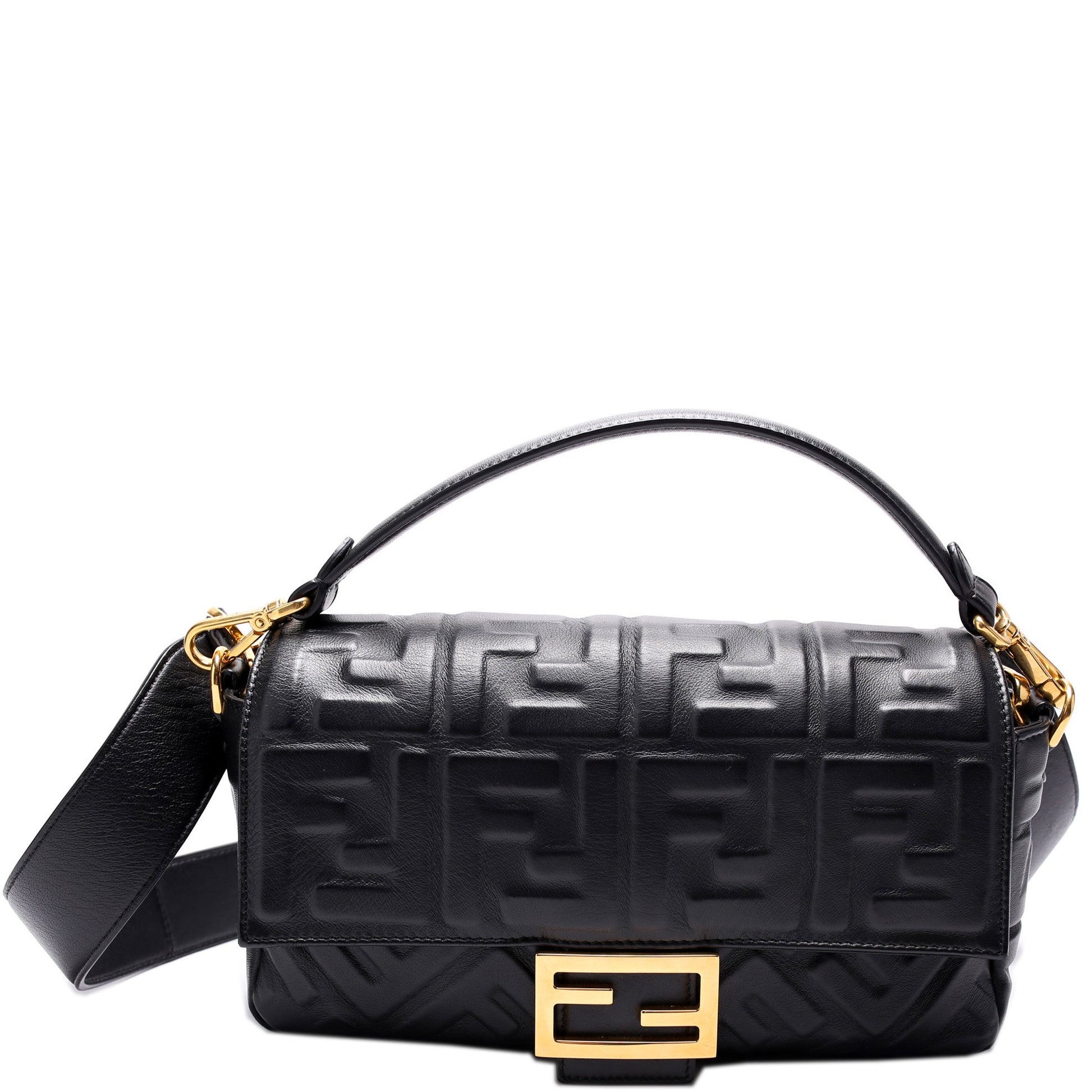 Fendi 8Br600Uette Ff Nappa Bag Embossed Travel Bag Embossed Nappa 1