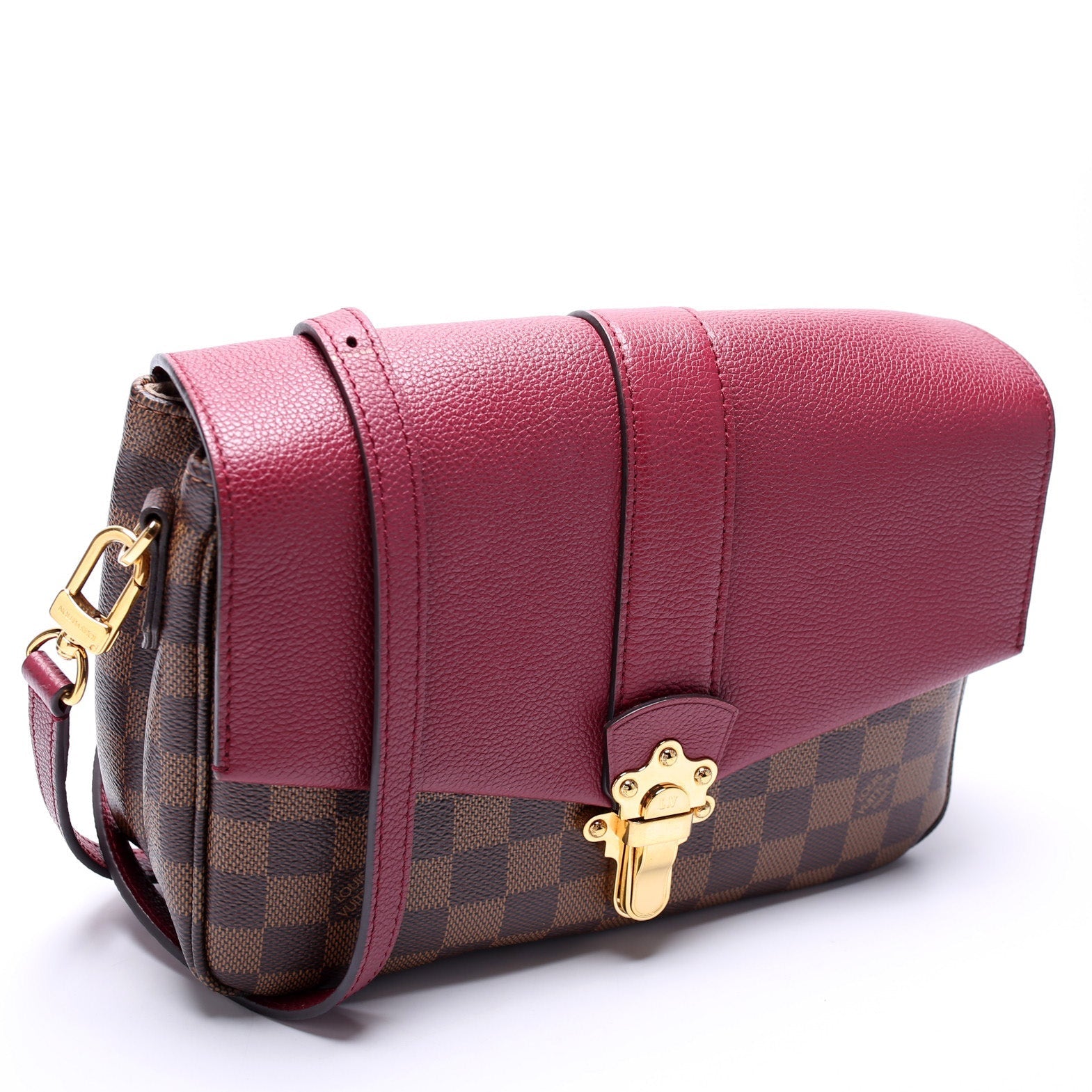 Louis Vuitton Clapton Ebene Damier Crossbody Bag Damier Ebene