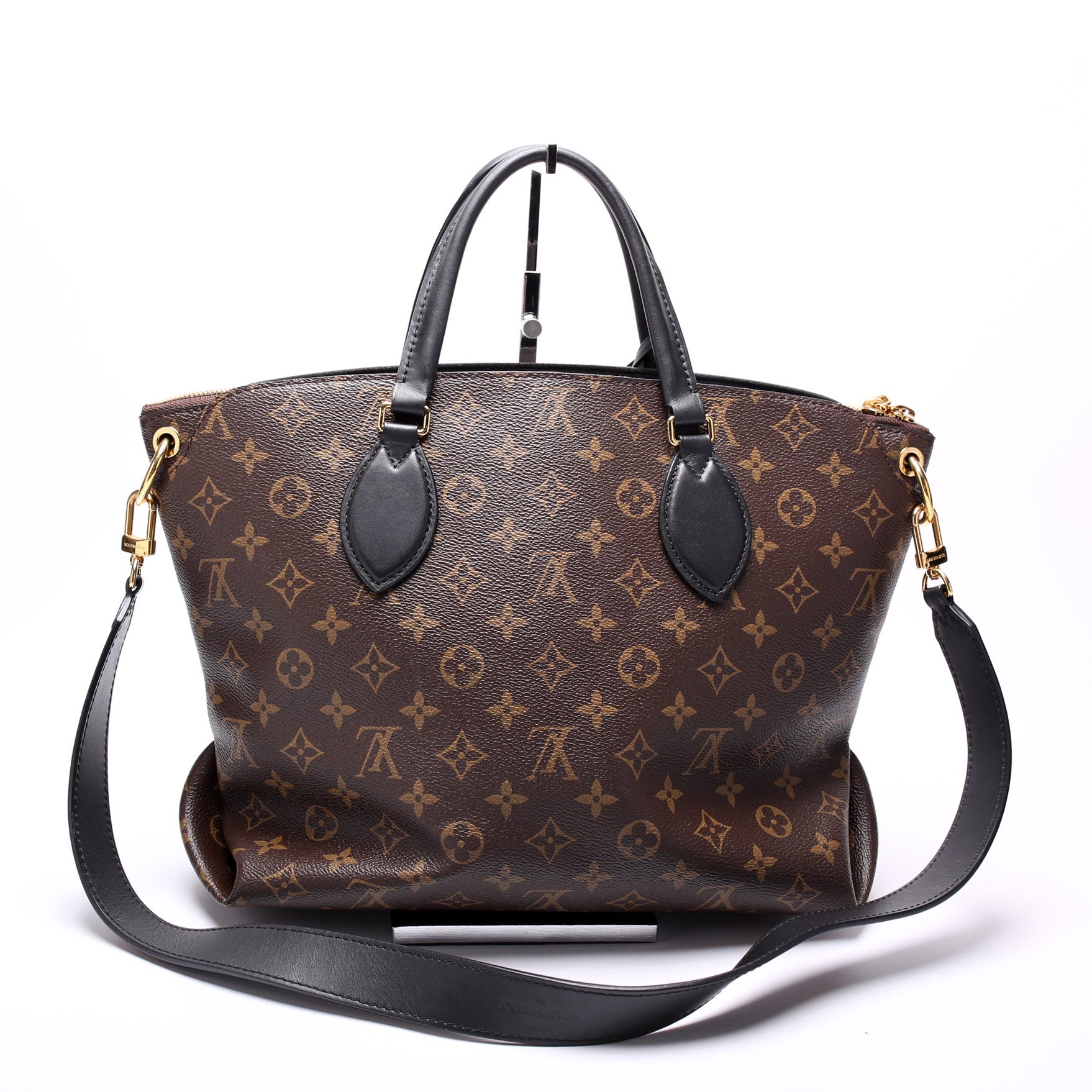 Louis Vuitton Flower Zipped MM Monogram Tote Bag