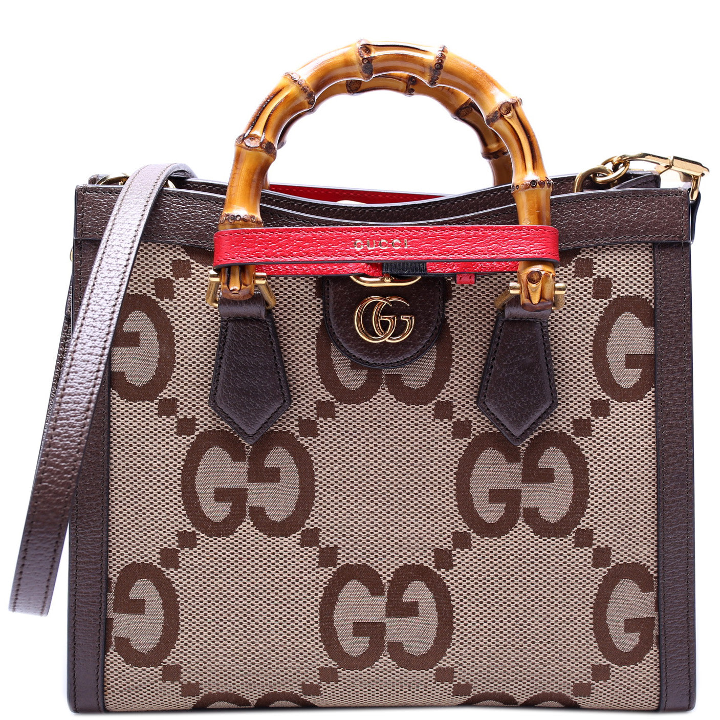 Gucci Jumbo GG Diana Canvas Small Tote Bag Tote 1