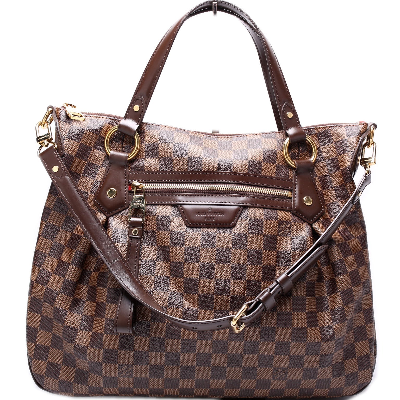Louis Vuitton Evora MM Ebene Damier Handbag Ebene 3
