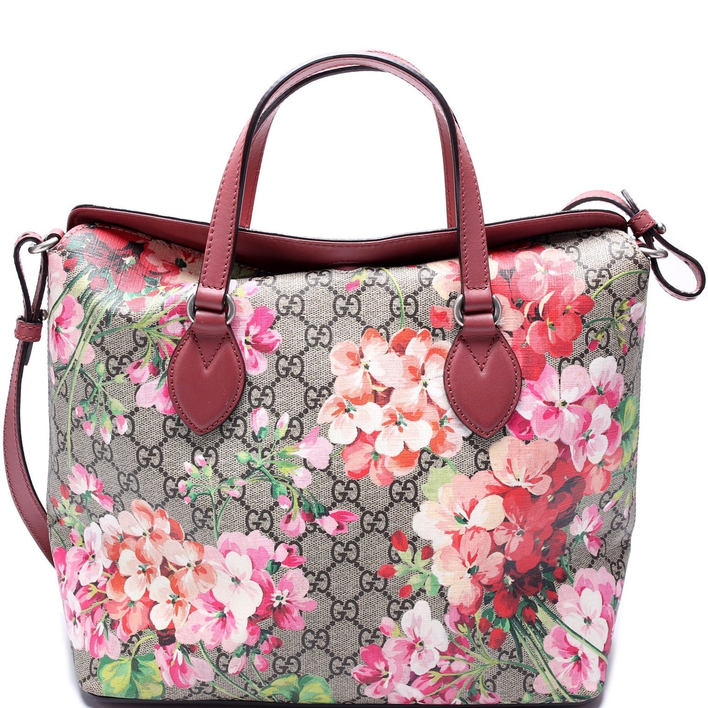 Gucci GG Blooms Fold Over Tote Bag Tote 1