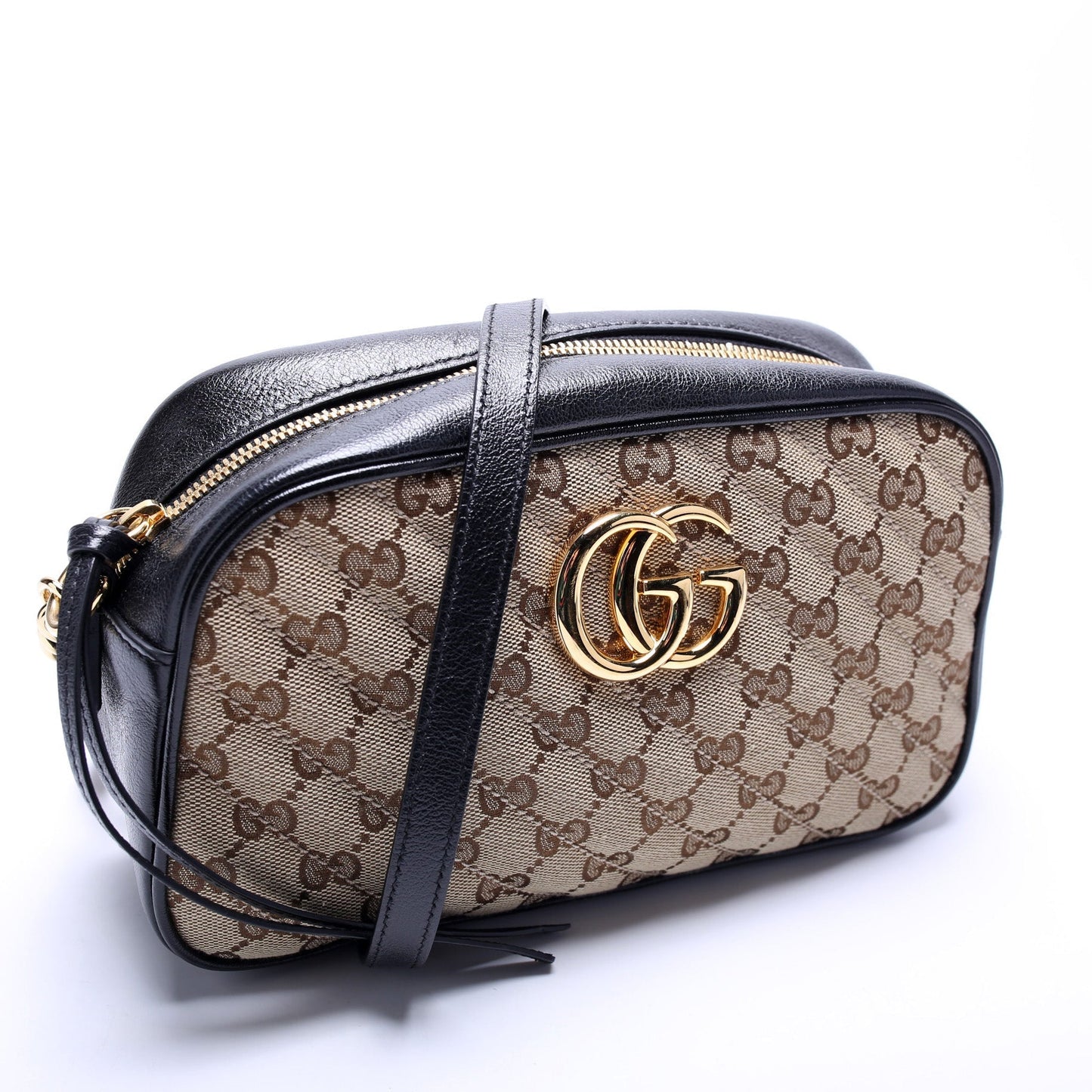 Gucci Marmont Camera Canvas Small Crossbody Bag Canvas Camera