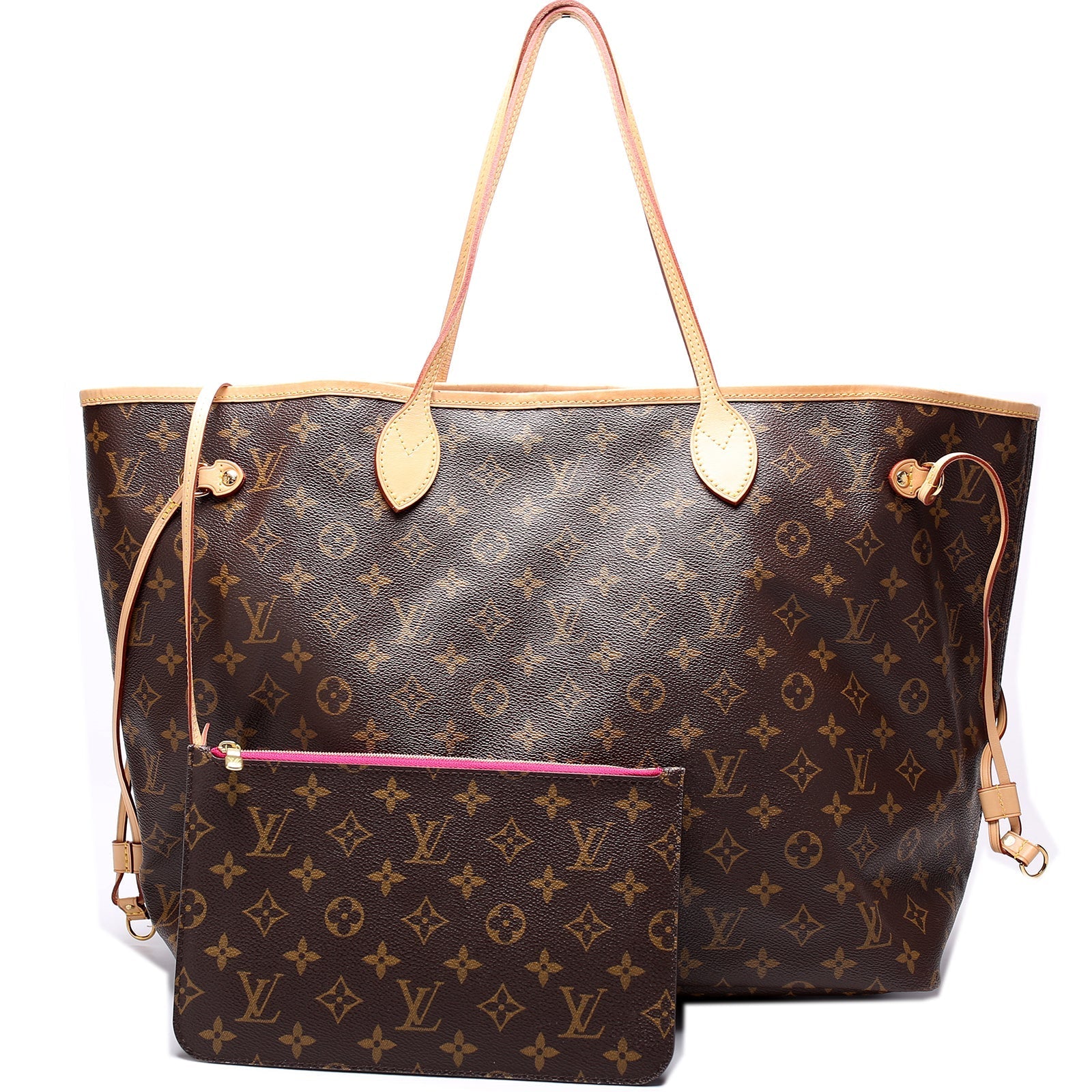 Louis Vuitton Neverfull W GM Monogram Wallet Case Monogram 14