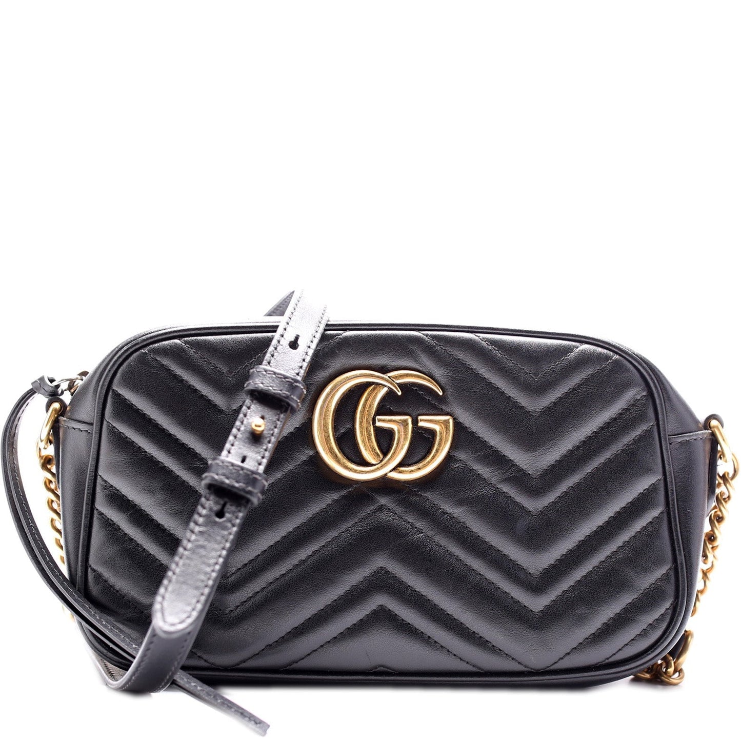 Gucci Marmont Camera Leather Small Crossbody Bag Camera 9
