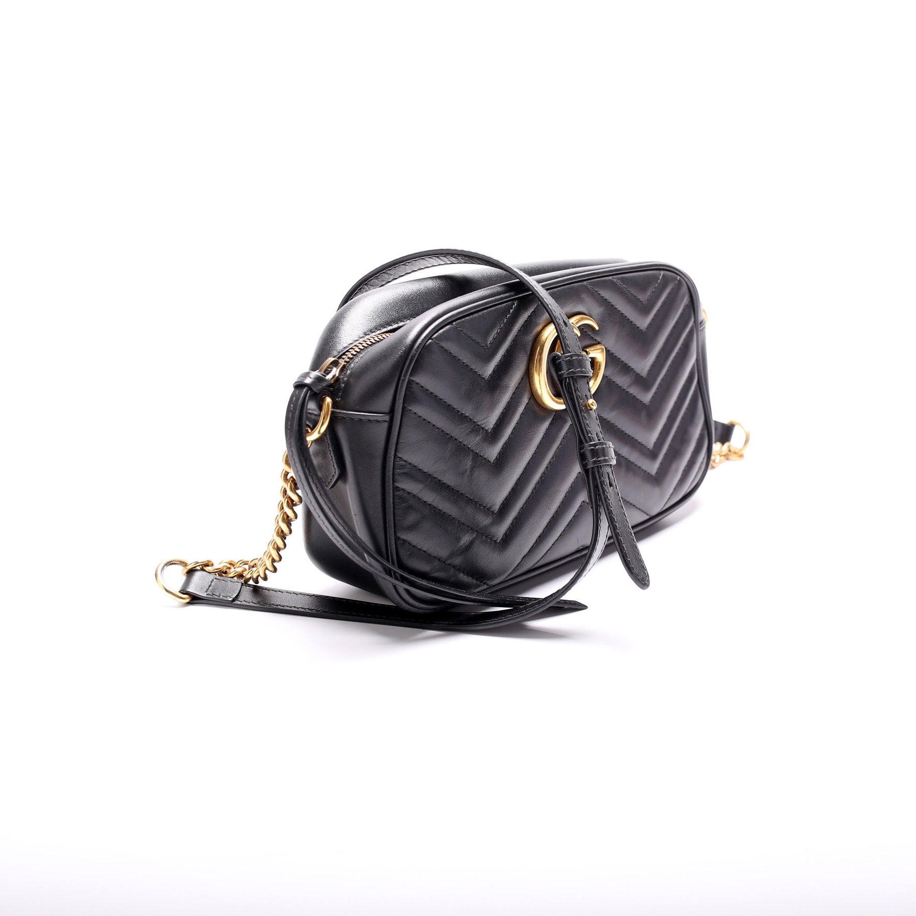 Gucci Marmont Camera Leather Small Crossbody Bag Camera 9