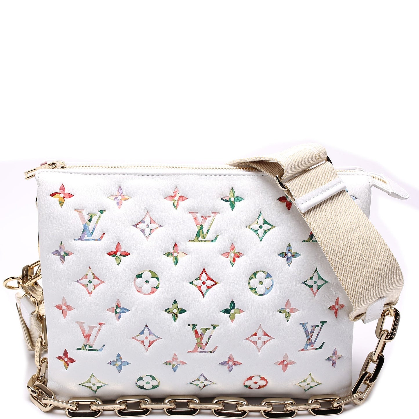 Louis Vuitton Coussin PM Garden Lambskin Handbag