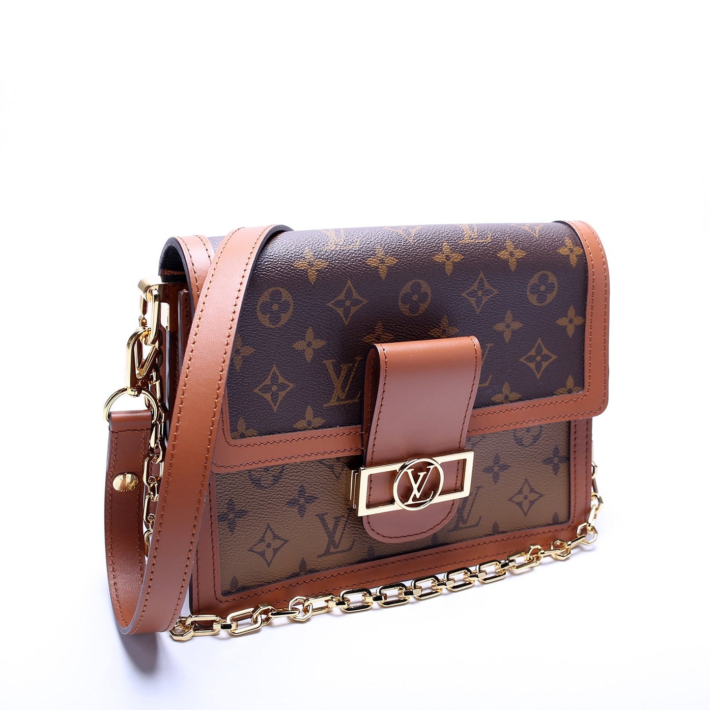 Louis Vuitton Dauphine MM Reverse Monogram Handbag Reverse 2