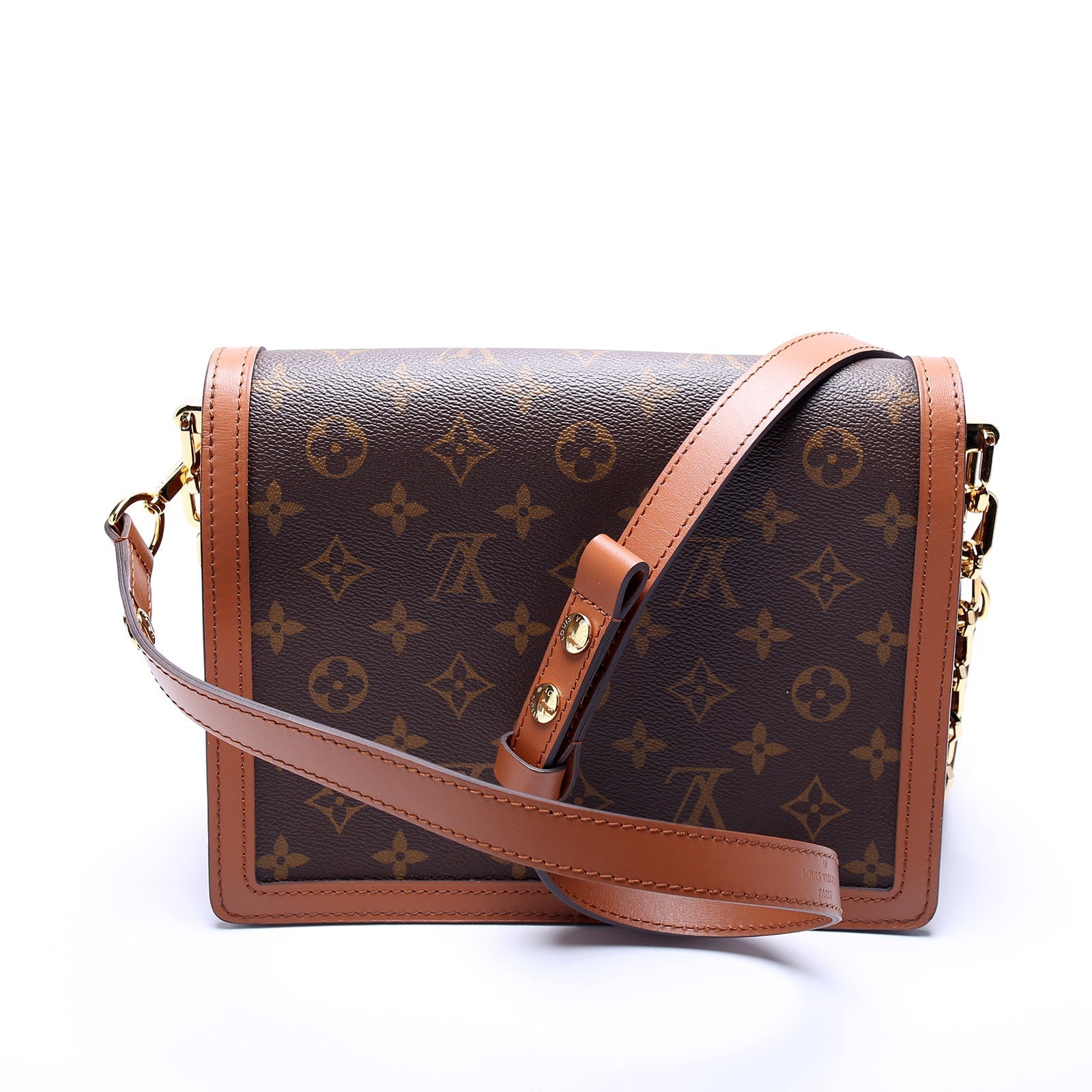Louis Vuitton Dauphine MM Reverse Monogram Handbag Reverse 2