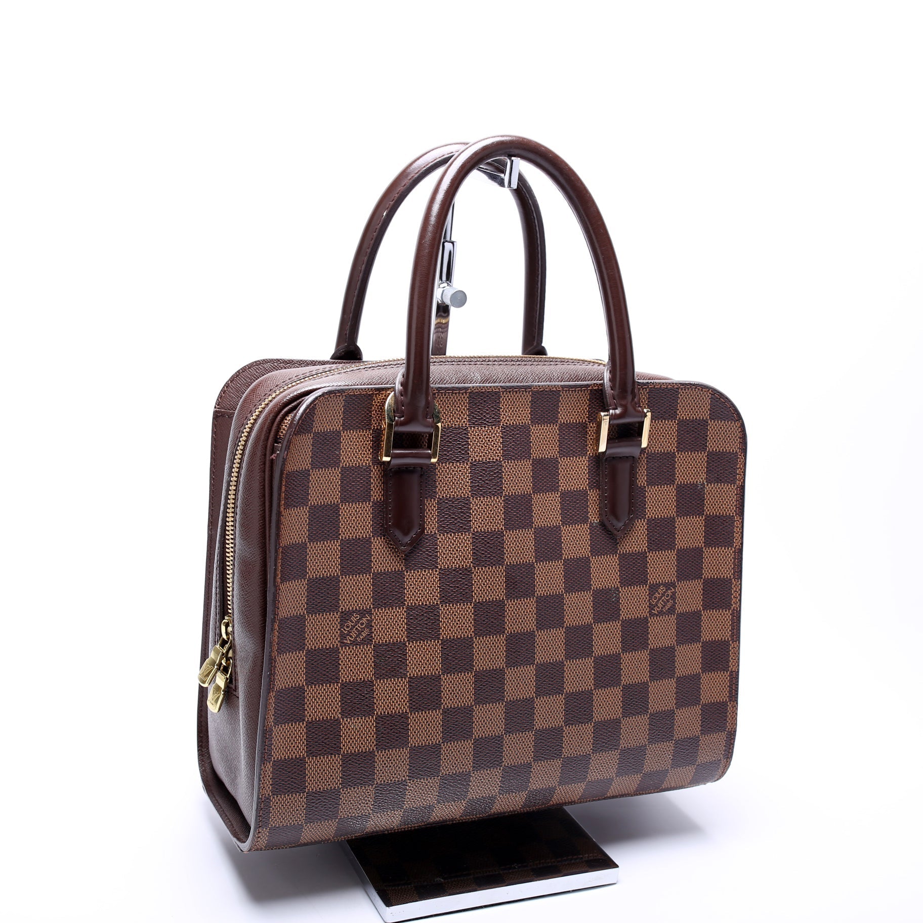 Louis Vuitton Triana Ebene Damier Handbag Ebene 9