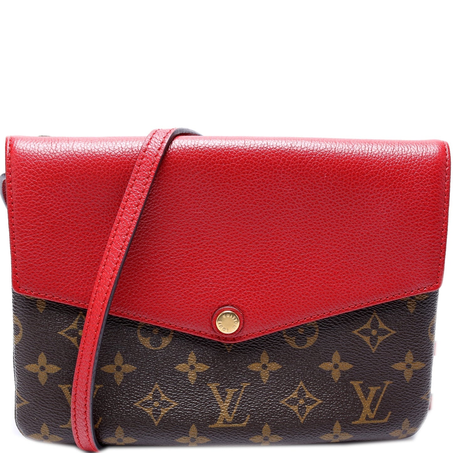 Louis Vuitton Pochette Twice Monogram Clutch Bag Monogram 4