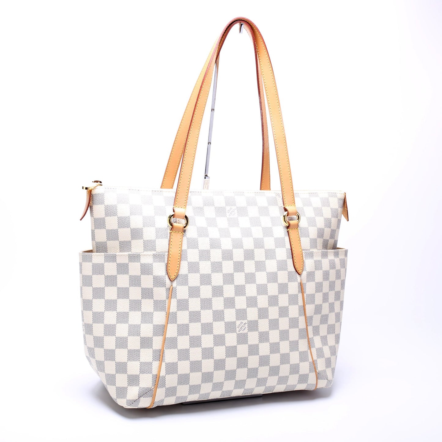 Louis Vuitton Totally Azur MM Damier Handbag Azur 13