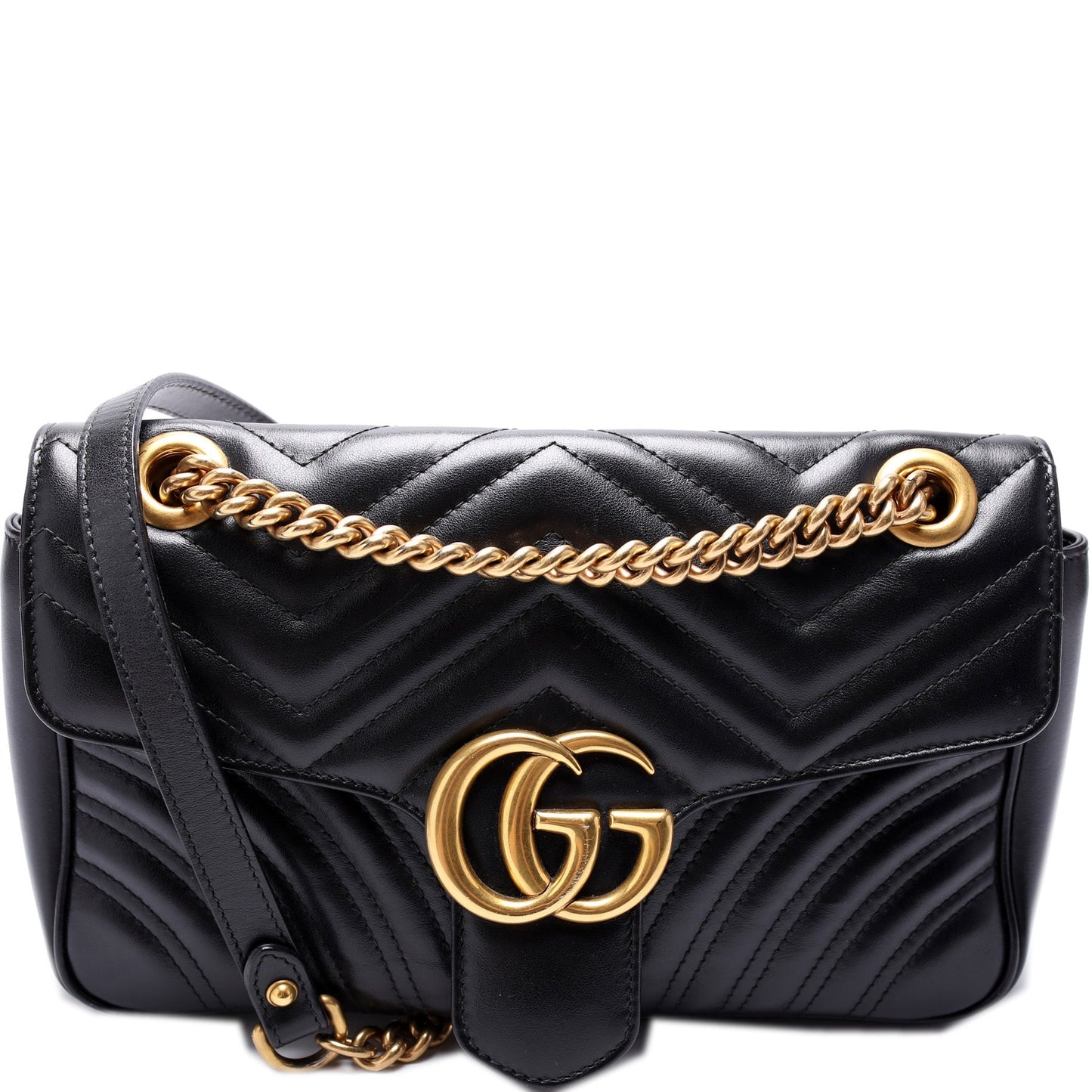Gucci Marmont Small Flap Shoulder Bag Flap 11
