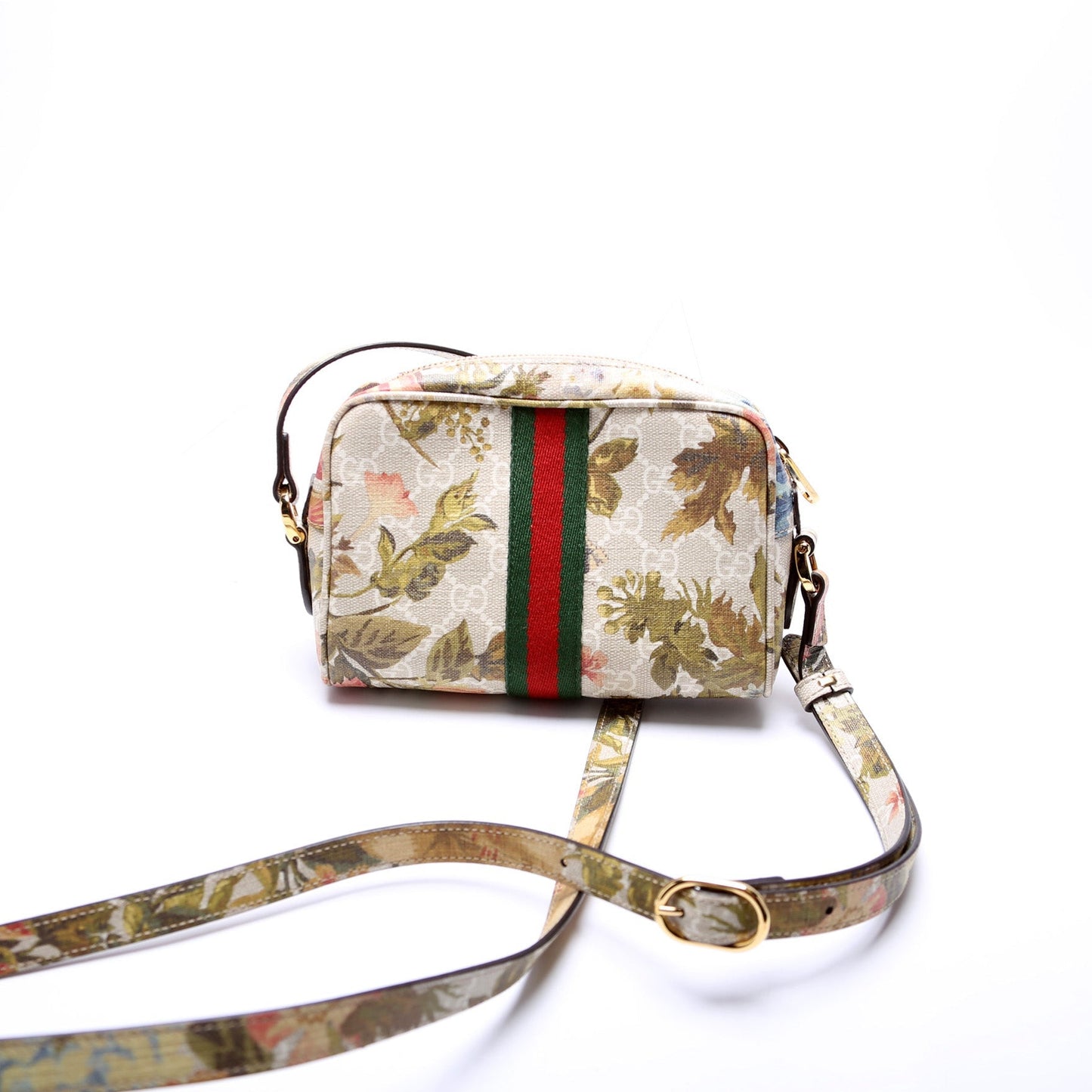 Gucci GG Flora Supreme Ophidia Mini Travel Bag