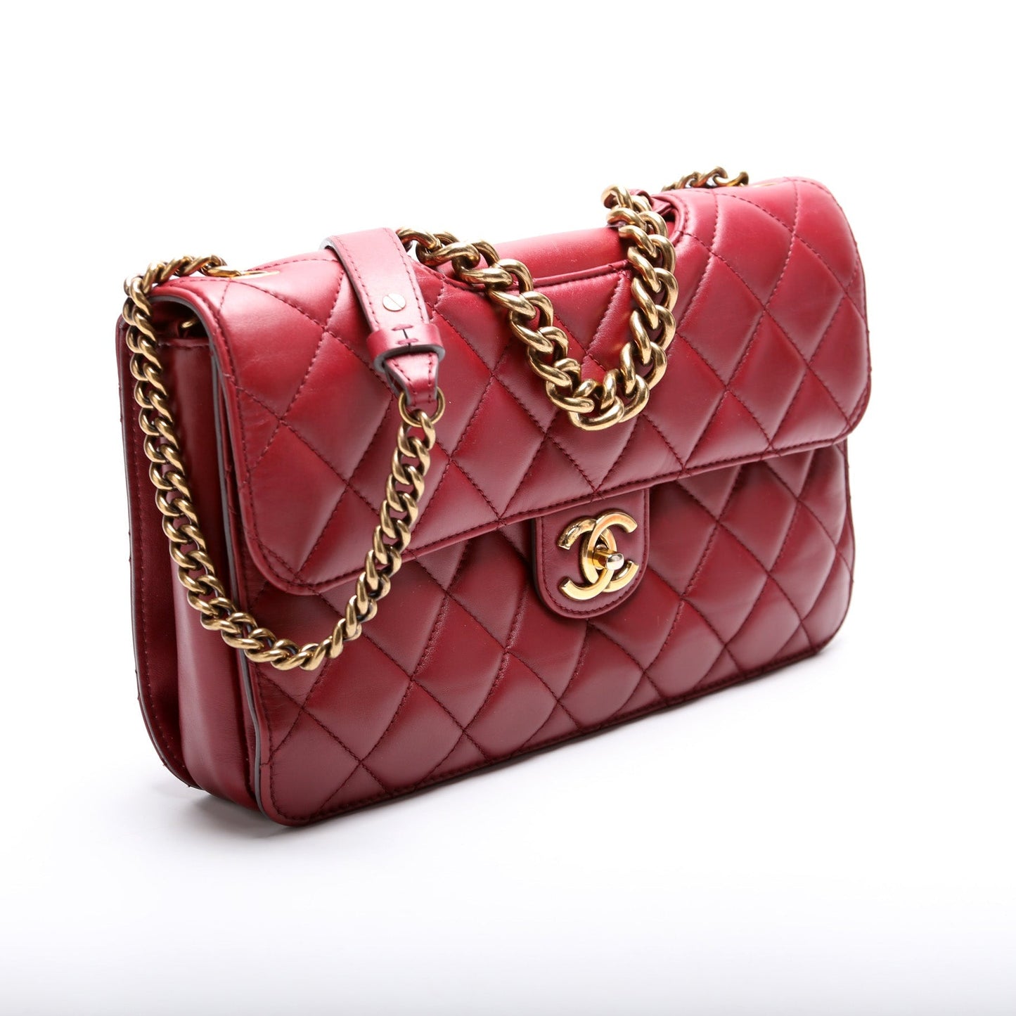 Chanel Perfect Edge Flap Quilted Lambskin 16M Handbag