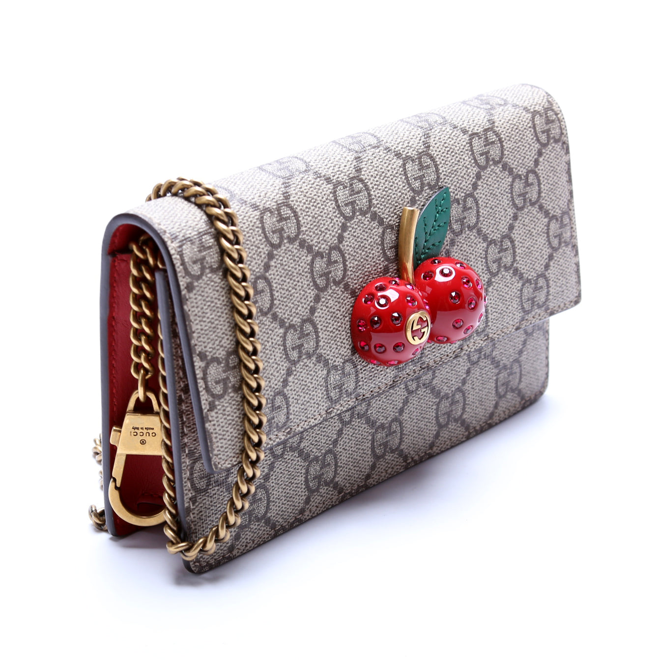Gucci GG Supreme Cherries Mini Travel Bag