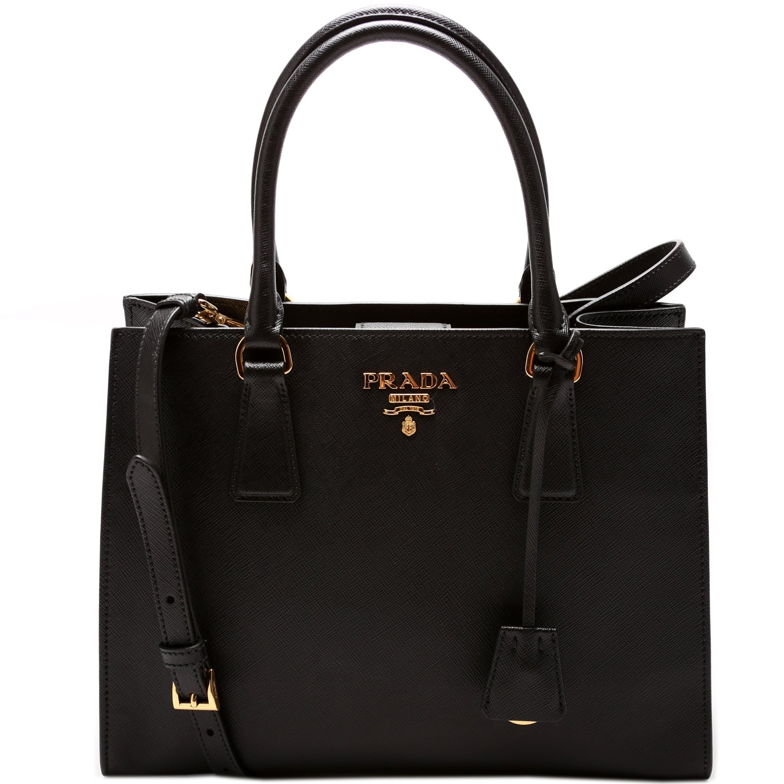 Prada Saffiano Lux Tote Bag Leather