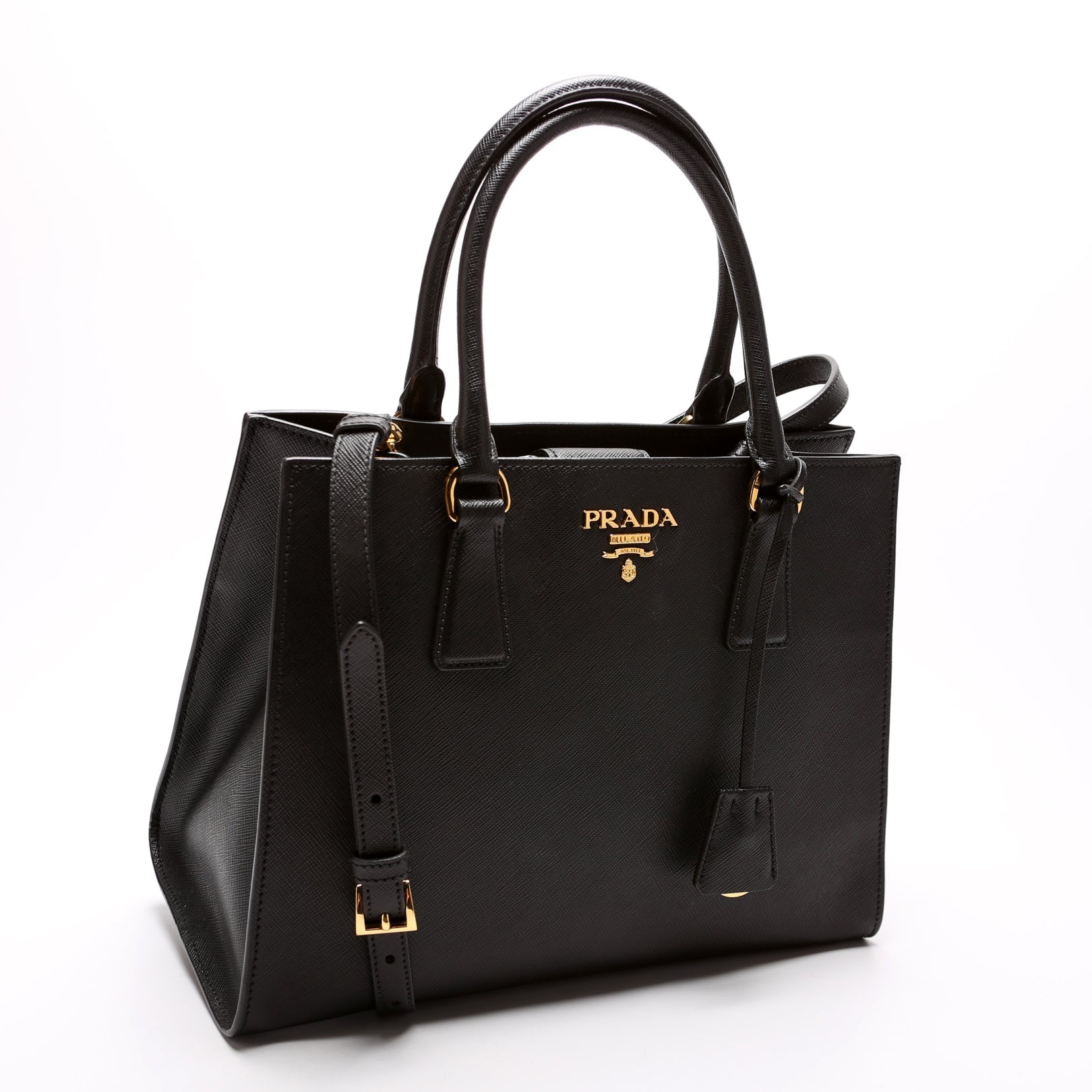 Prada Saffiano Lux Tote Bag Leather