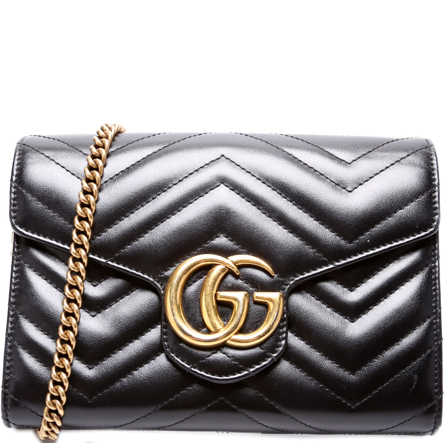 Gucci Marmont Chain Wallet Case Wallet 15