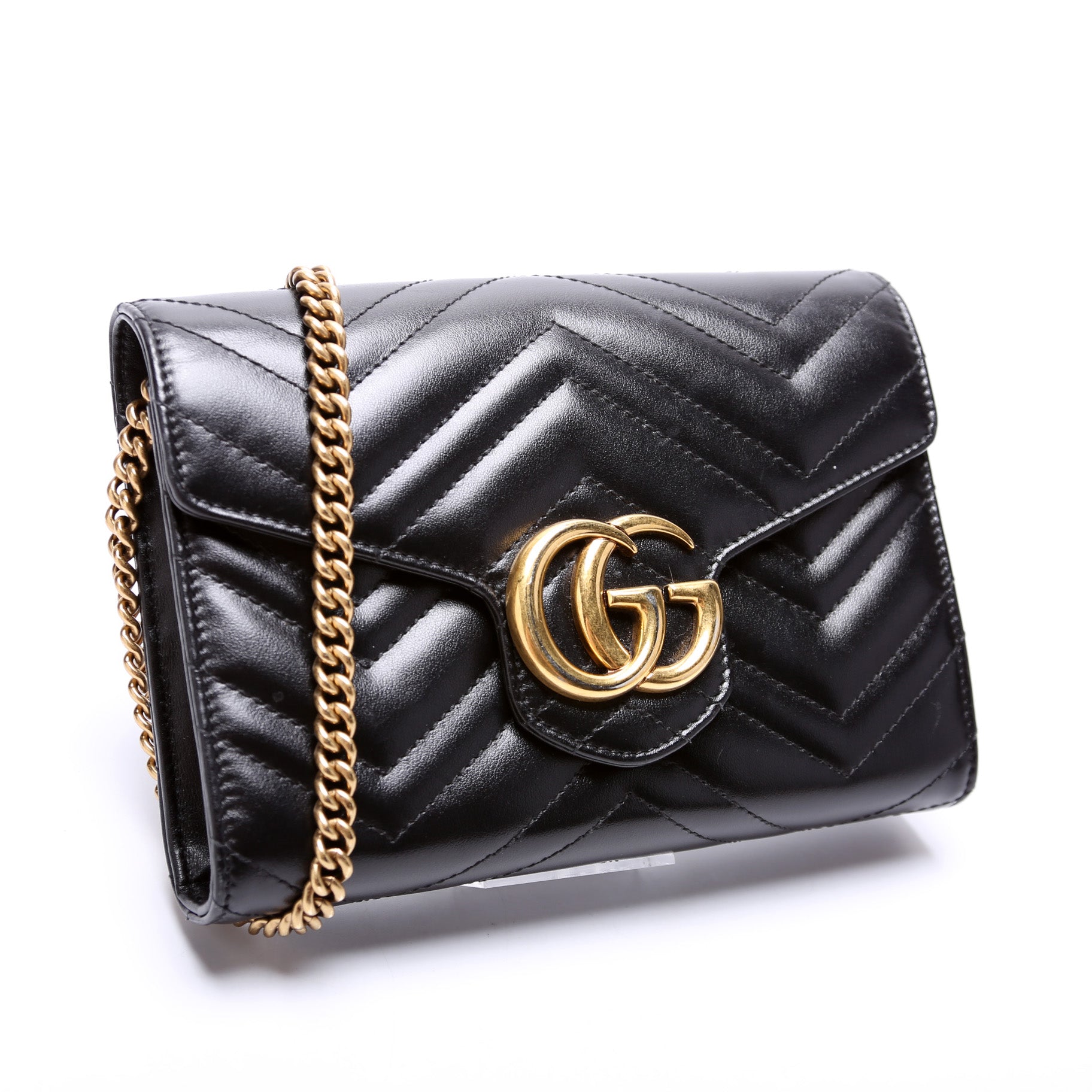 Gucci Marmont Chain Wallet Case Wallet 15